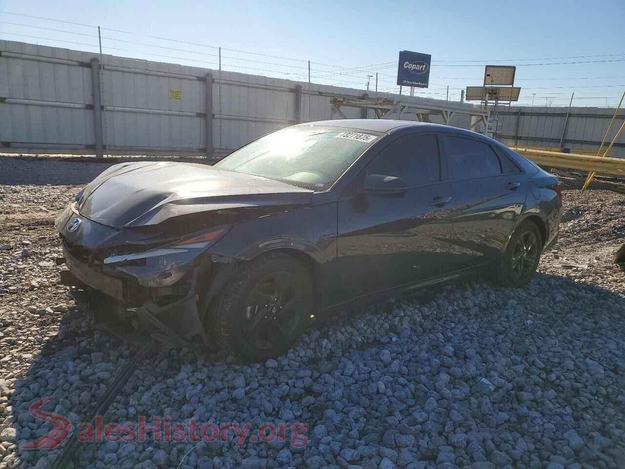 2022 HYUNDAI ELANTRA — VIN 5NPLM4AG7NH082047