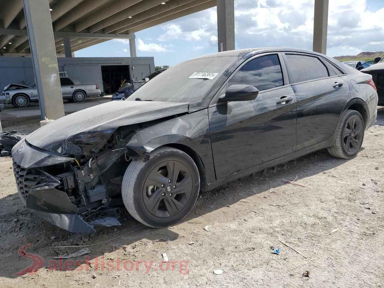 2022 HYUNDAI ELANTRA — VIN 5NPLM4AG8NH058937