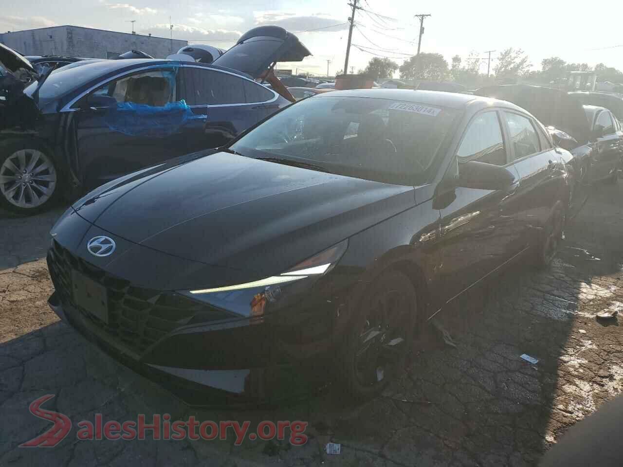 2022 HYUNDAI ELANTRA — VIN 5NPLM4AG9NH082633