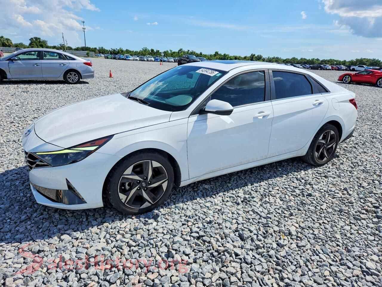 2021 HYUNDAI ELANTRA — VIN 5NPLN4AG7MH021907