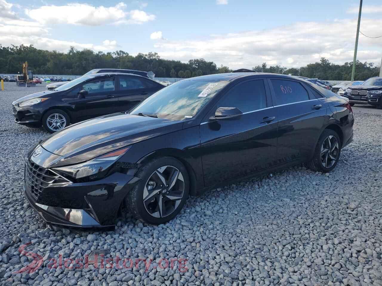 2022 HYUNDAI ELANTRA — VIN 5NPLP4AGXNH055061