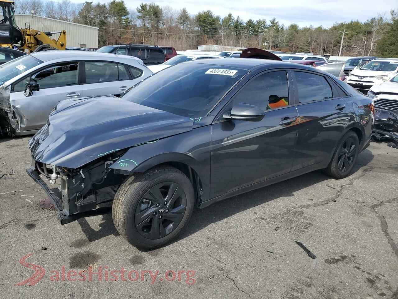 2021 HYUNDAI ELANTRA — VIN 5NPLS4AG0MH021336