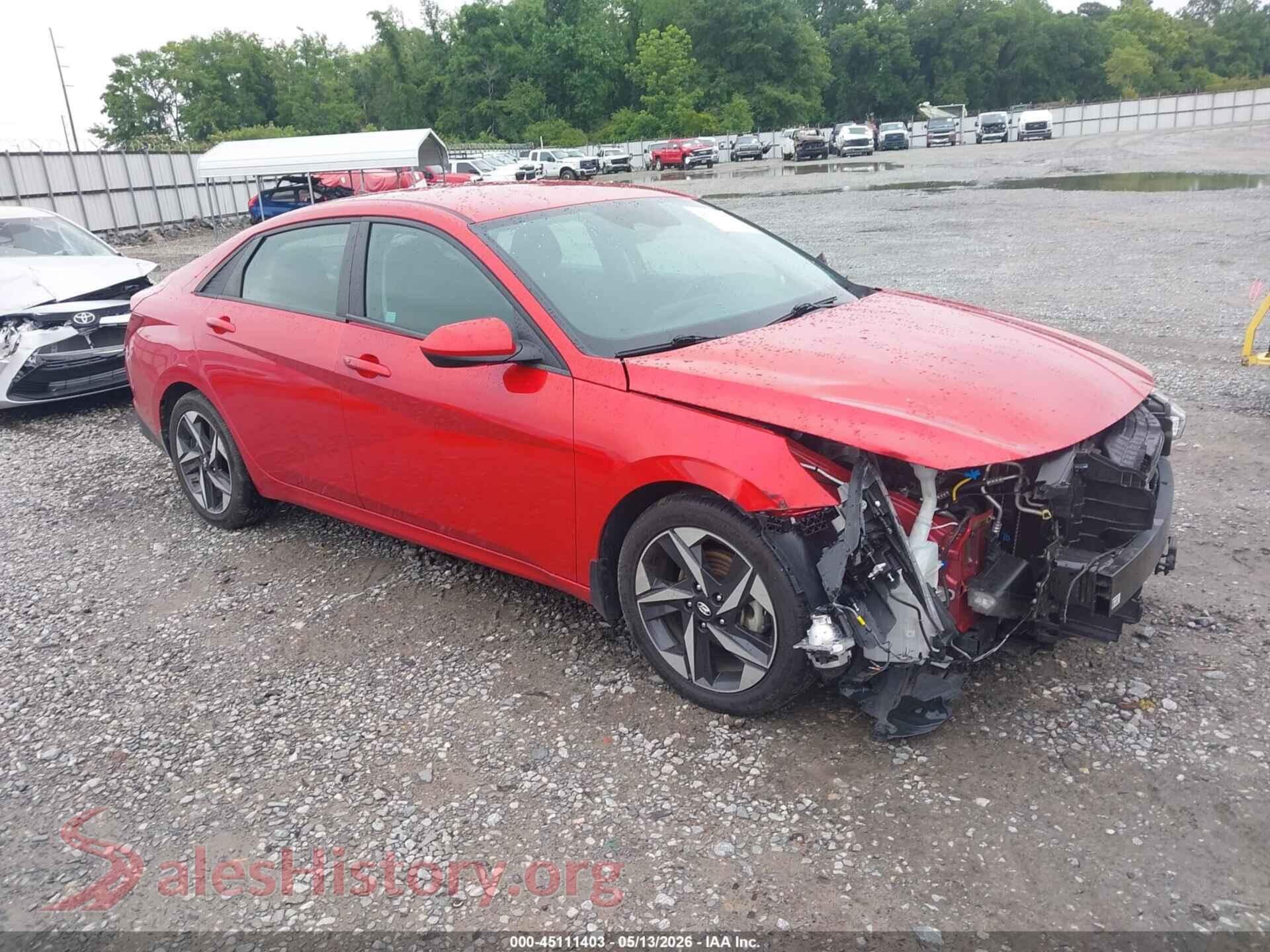 2023 HYUNDAI ELANTRA — VIN 5NPLS4AG2PH113424