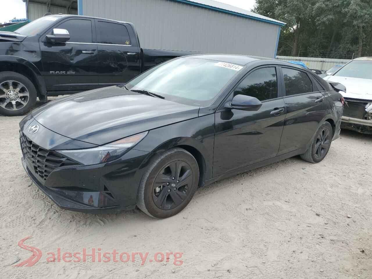 2022 HYUNDAI ELANTRA — VIN 5NPLS4AG3NH078809