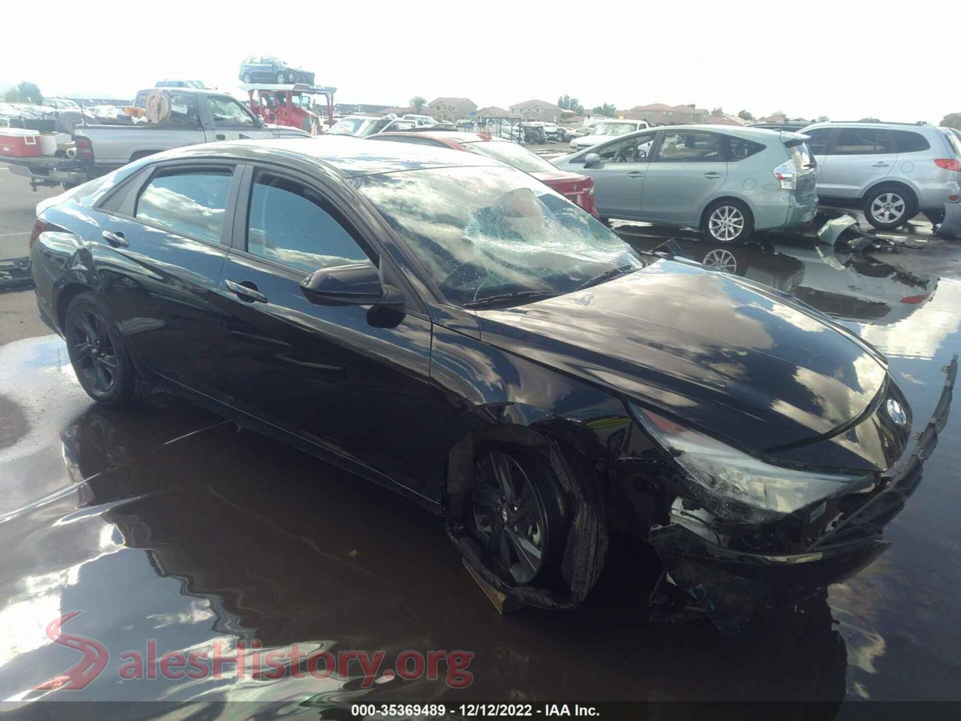 2022 HYUNDAI ELANTRA — VIN 5NPLS4AG6NH056772