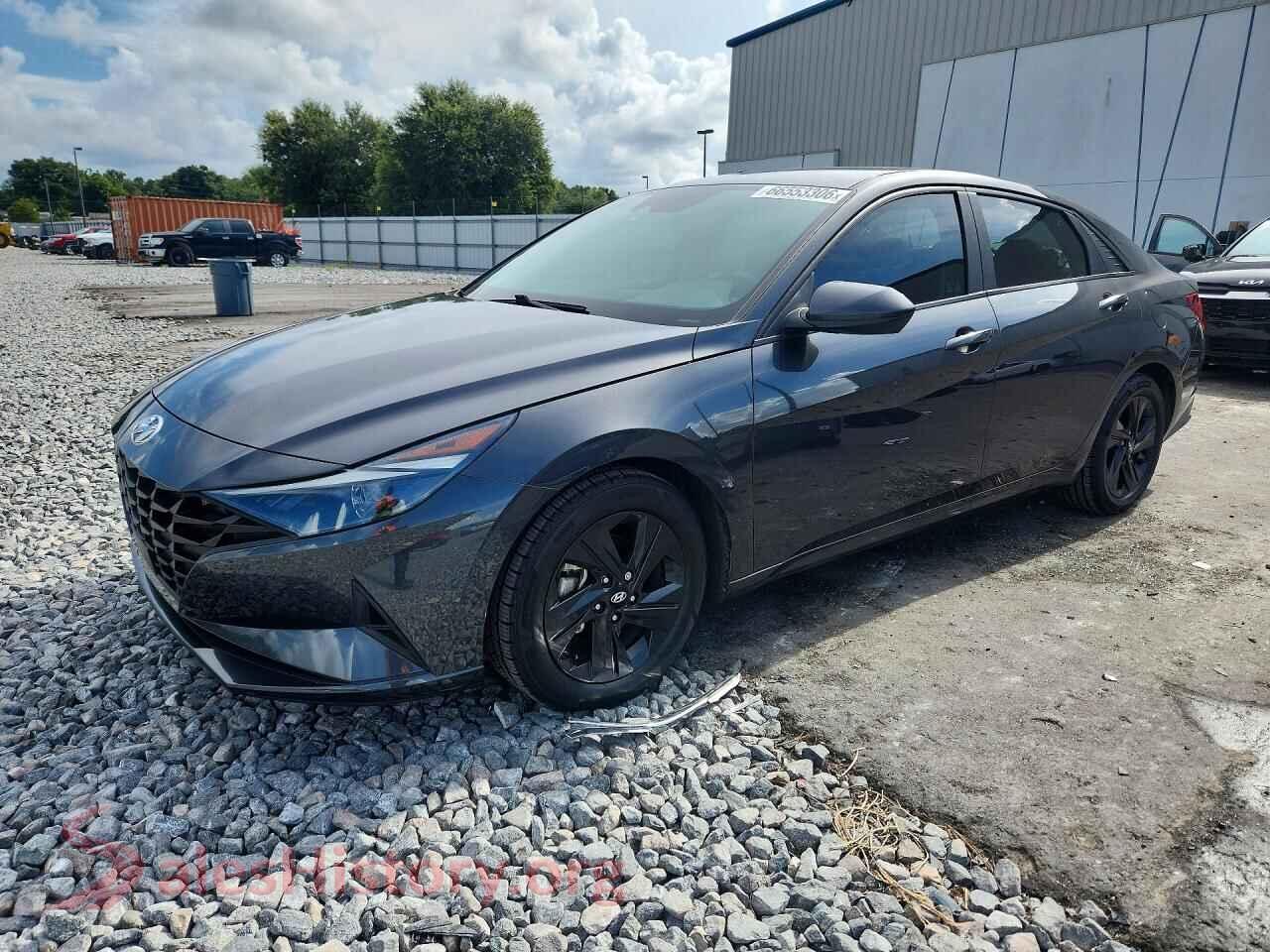 2021 HYUNDAI ELANTRA — VIN 5NPLS4AG7MH041101