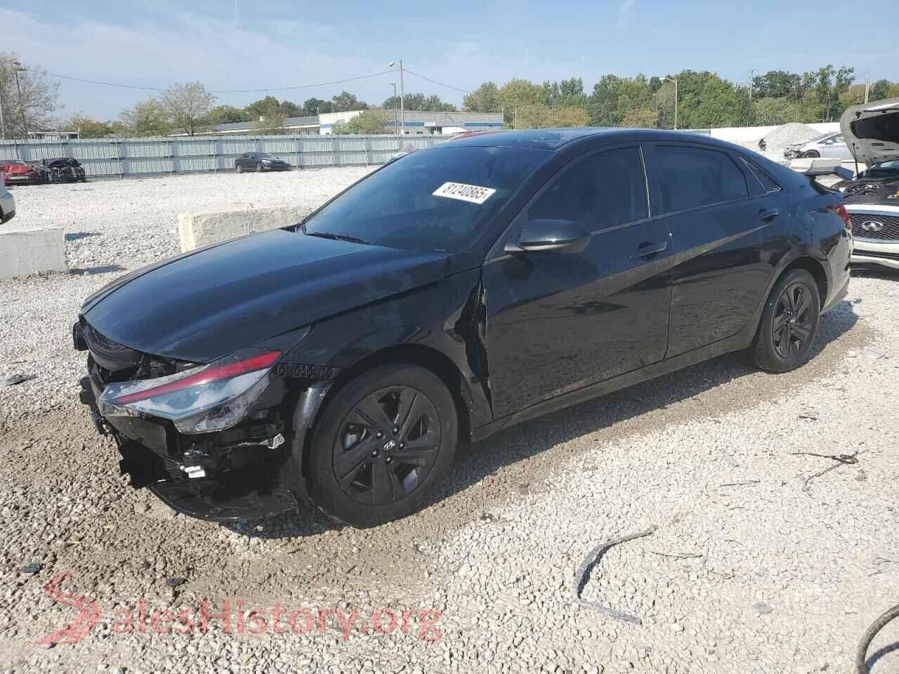 2022 HYUNDAI ELANTRA — VIN 5NPLS4AG7NH079185