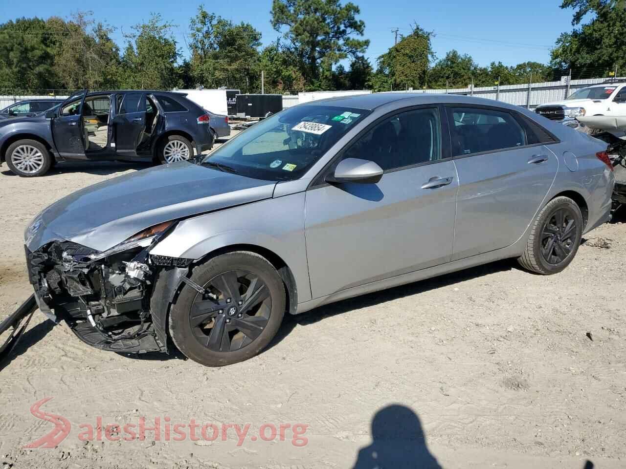 2022 HYUNDAI ELANTRA — VIN 5NPLS4AG7NH086962