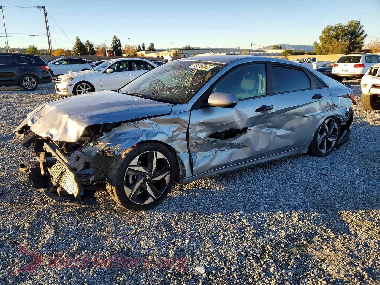 2023 HYUNDAI ELANTRA — VIN 5NPLS4AG8PH107420