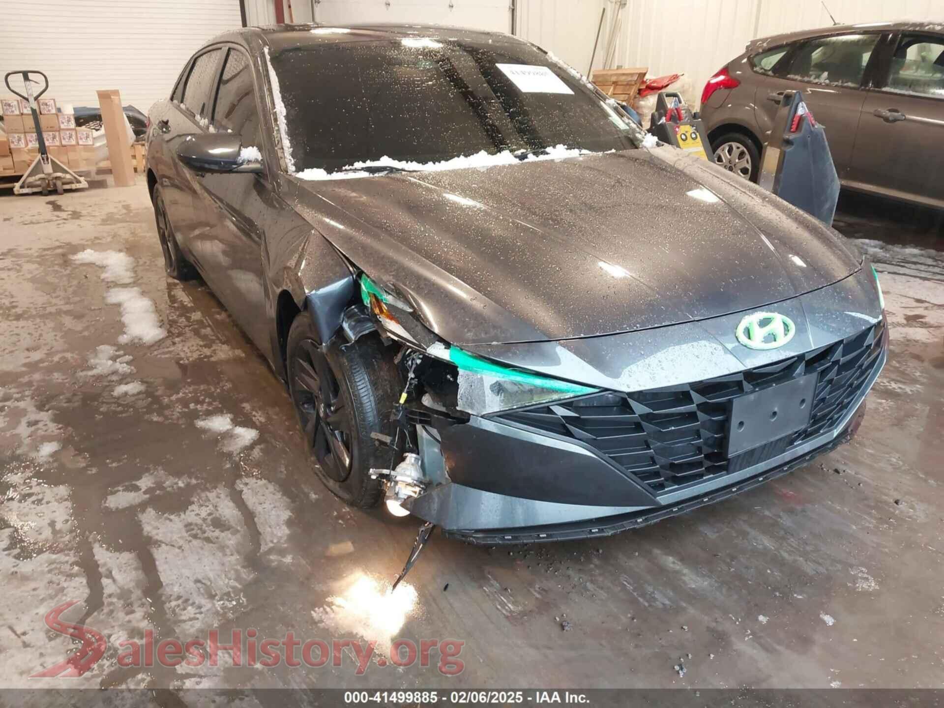 2021 HYUNDAI ELANTRA — VIN 5NPLS4AG9MH007063