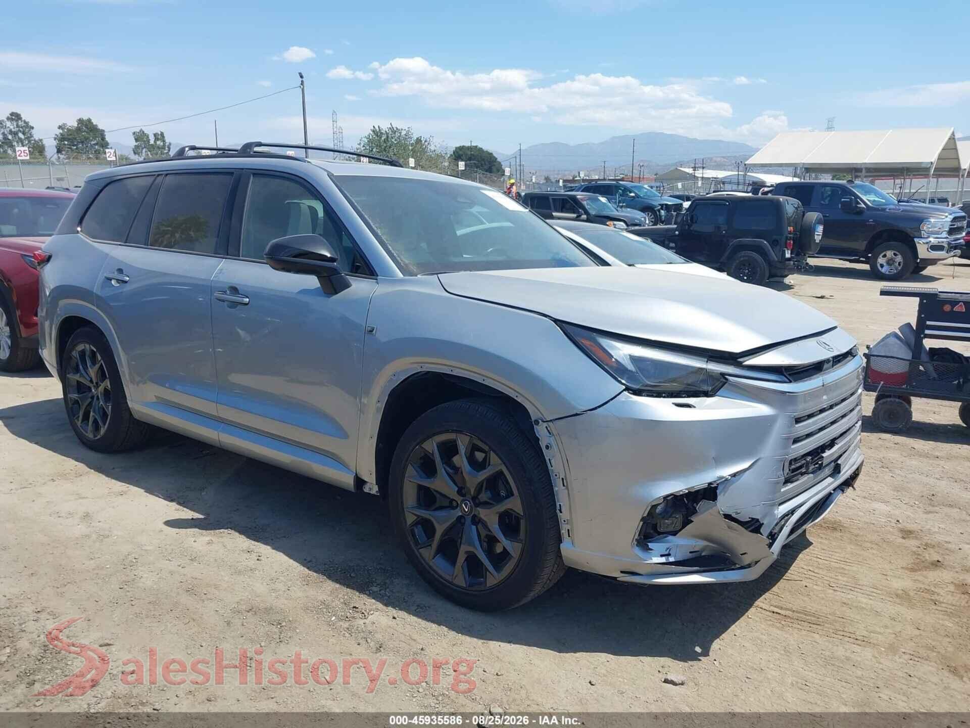 2025 LEXUS TX 500H — VIN 5TDABAB64SS010648