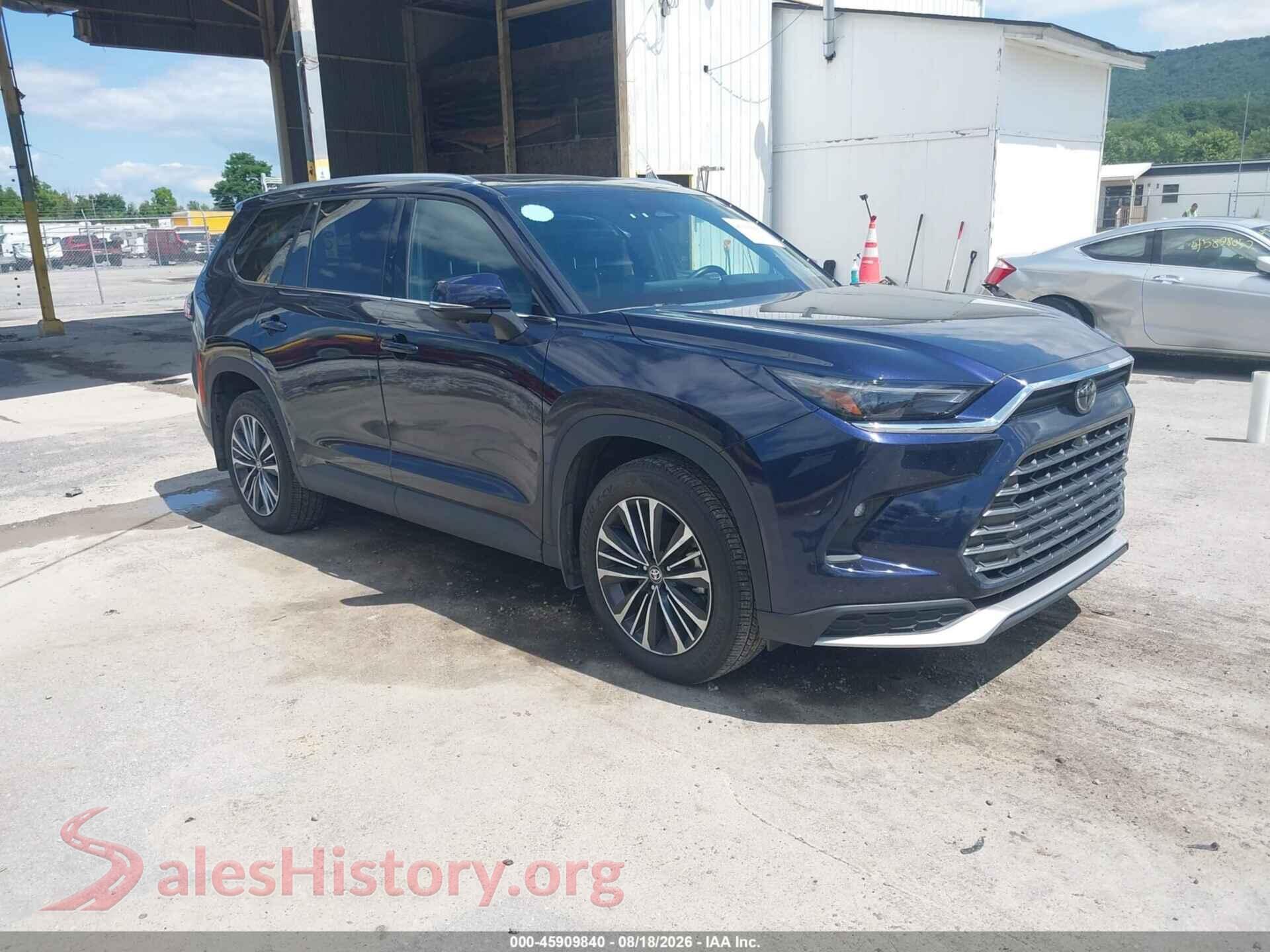 2024 TOYOTA GRAND HIGHLANDER — VIN 5TDADAB52RS001362