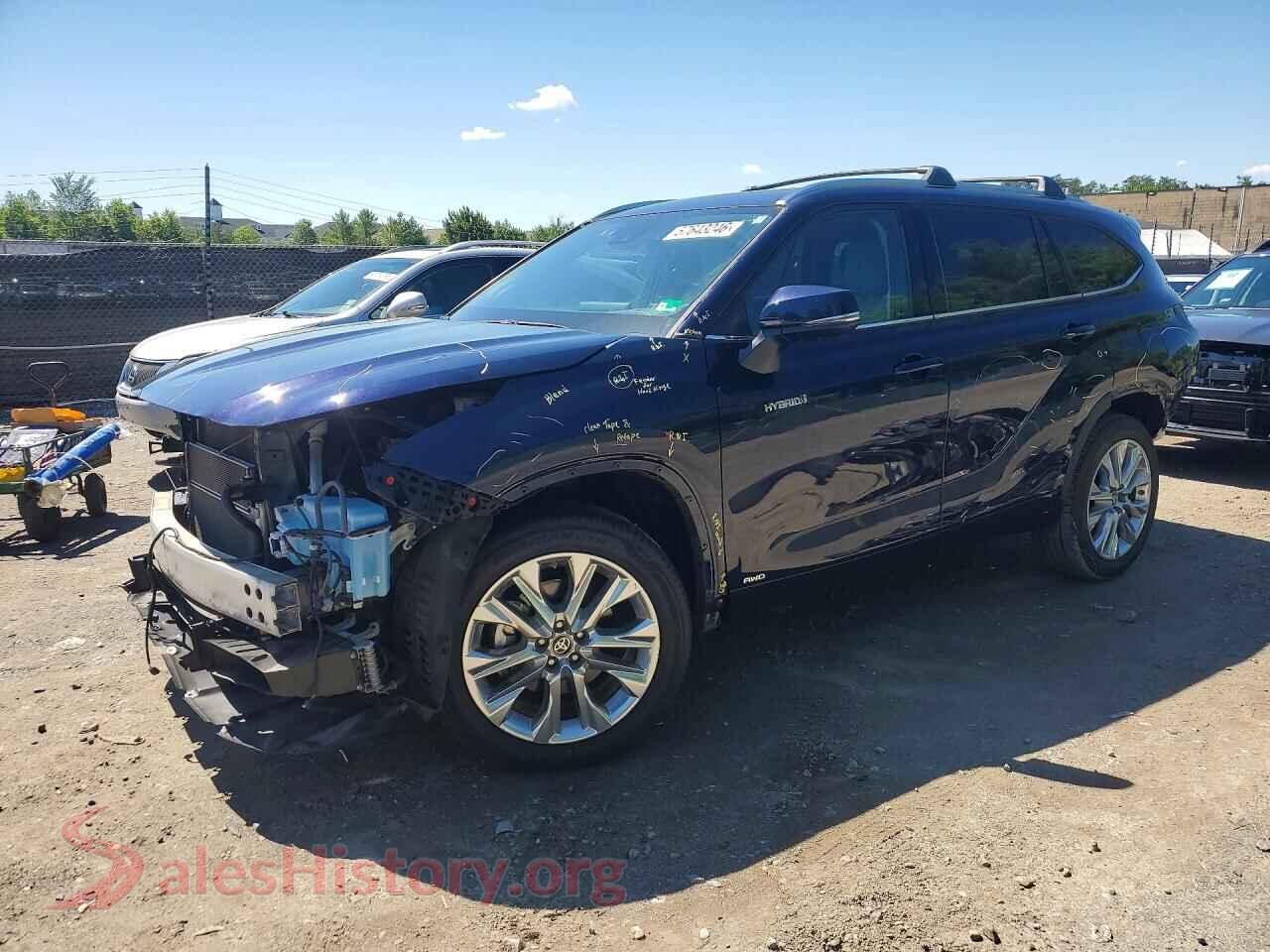 2021 TOYOTA HIGHLANDER — VIN 5TDDBRCH2MS528031
