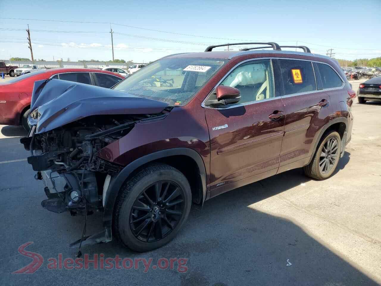 2017 TOYOTA HIGHLANDER — VIN 5TDDGRFH5HS029050