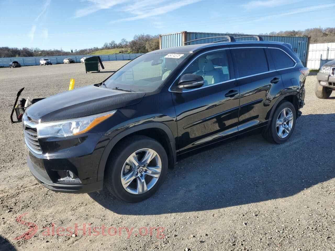2016 TOYOTA HIGHLANDER — VIN 5TDDKRFH7GS322798