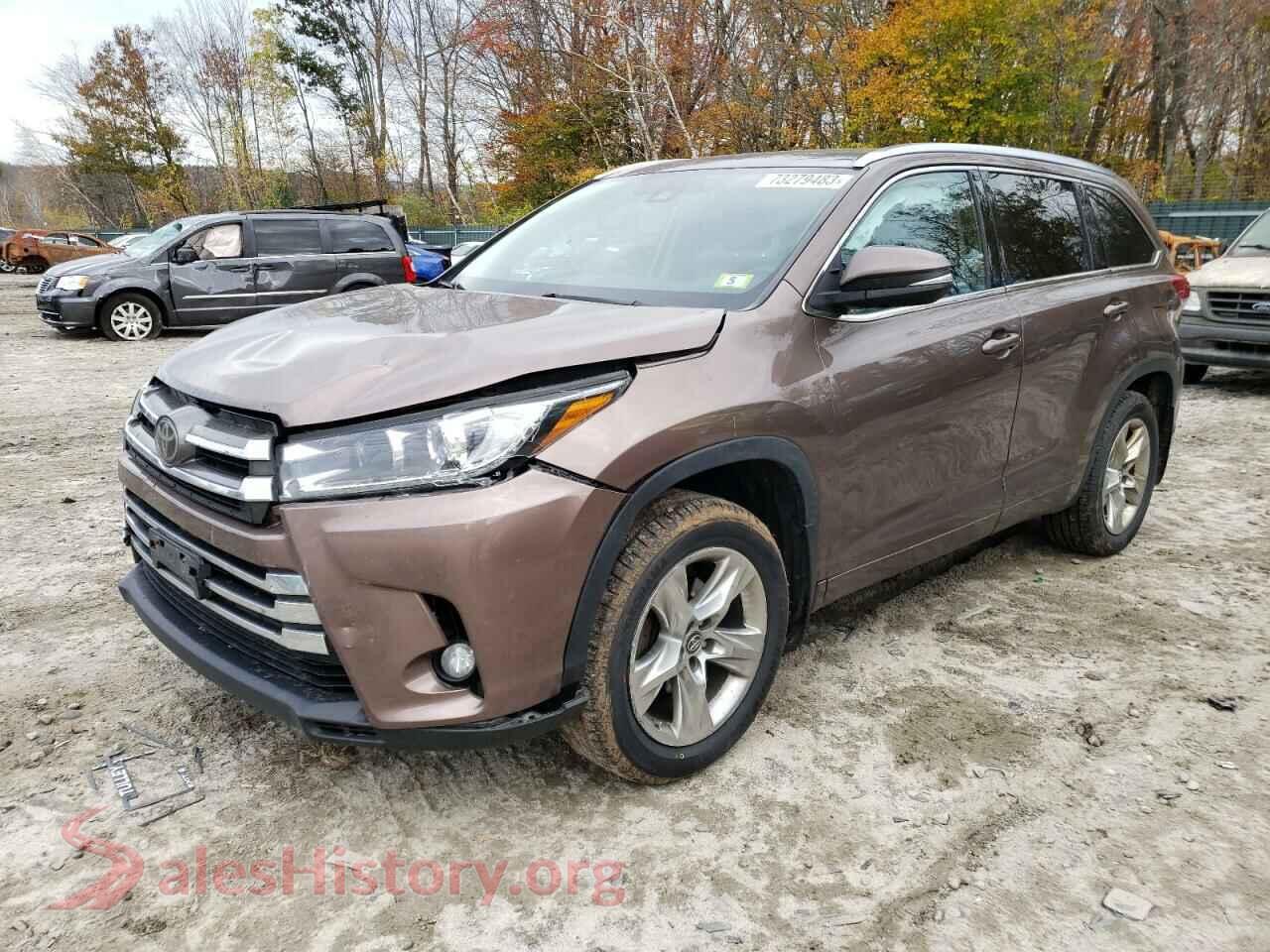 2018 TOYOTA HIGHLANDER — VIN 5TDDZRFHXJS822859
