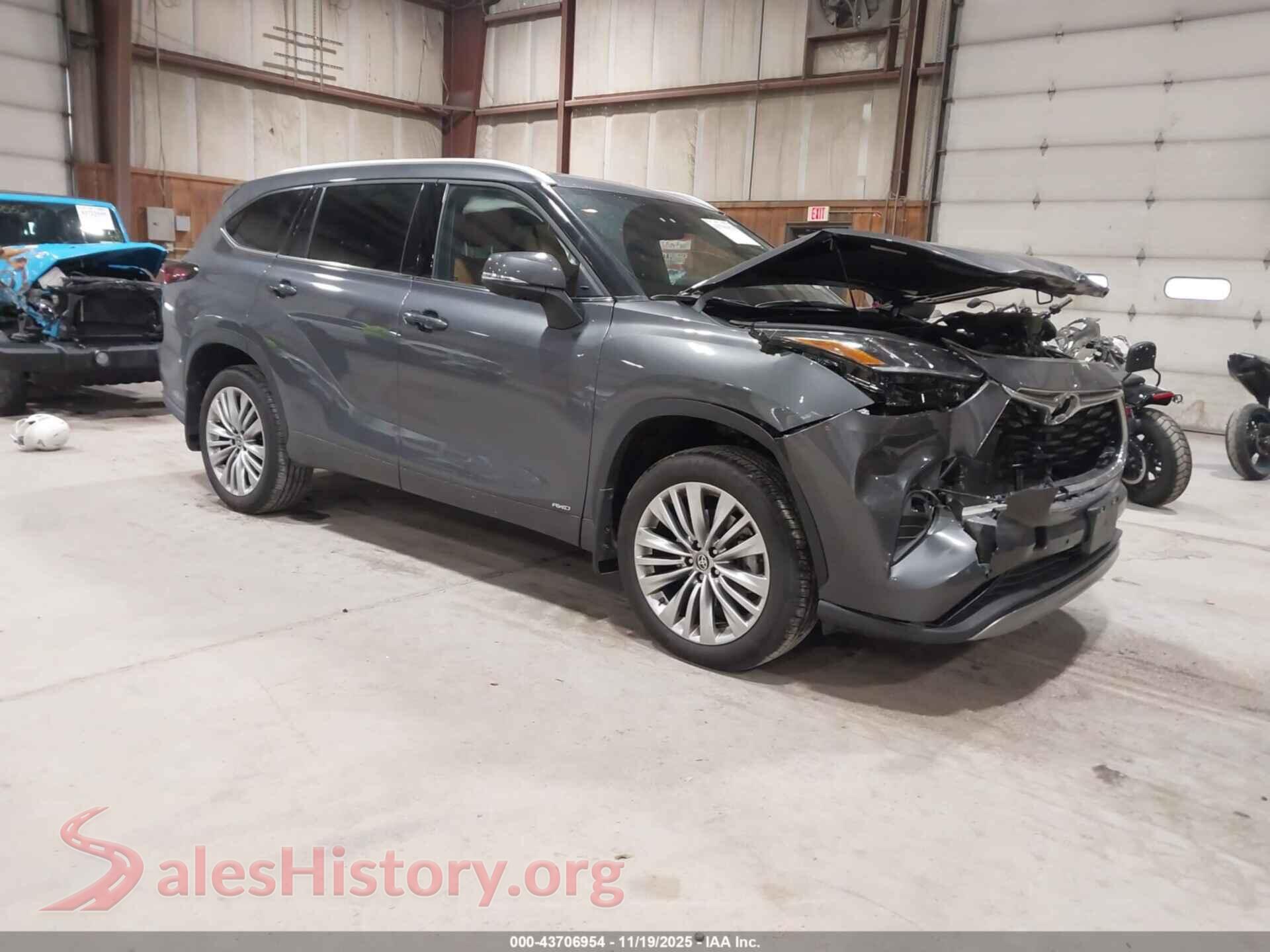 2025 TOYOTA HIGHLANDER HYBRID — VIN 5TDEBRCH0SS669178
