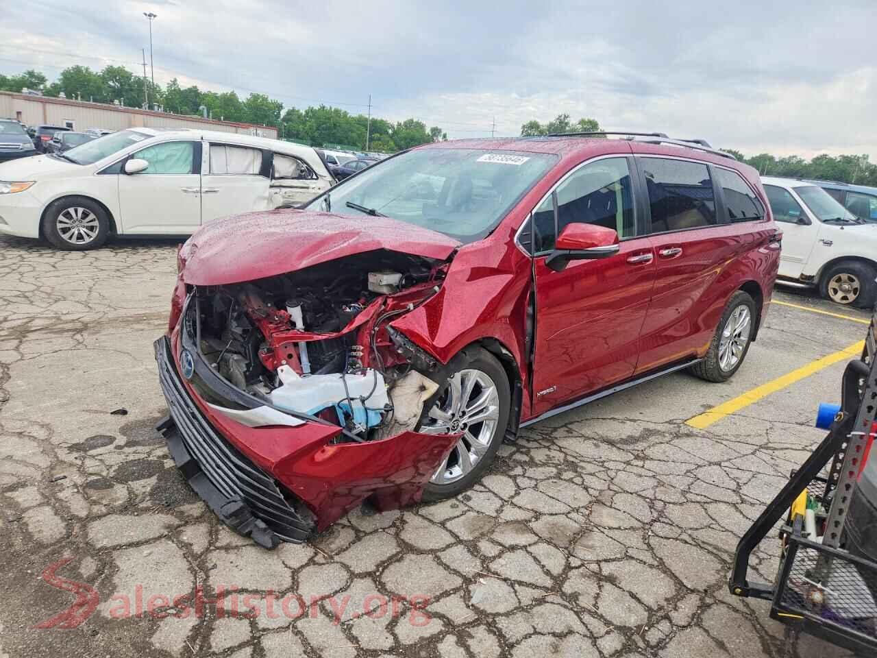 2021 TOYOTA SIENNA — VIN 5TDERKEC1MS055280