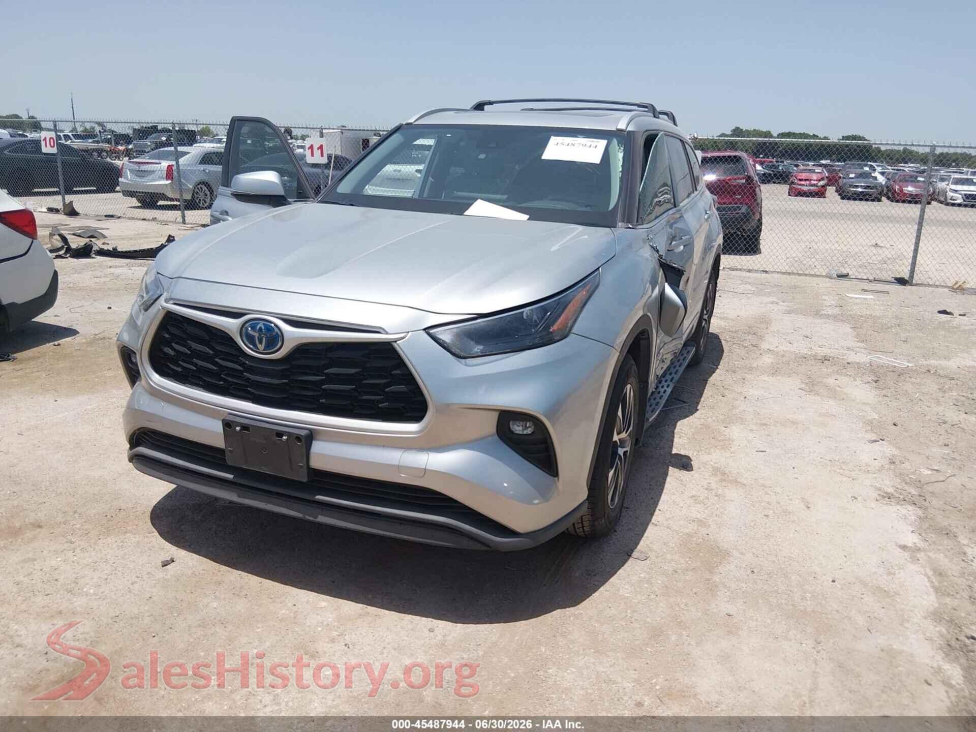 2022 TOYOTA HIGHLANDER — VIN 5TDGARAH8NS515871