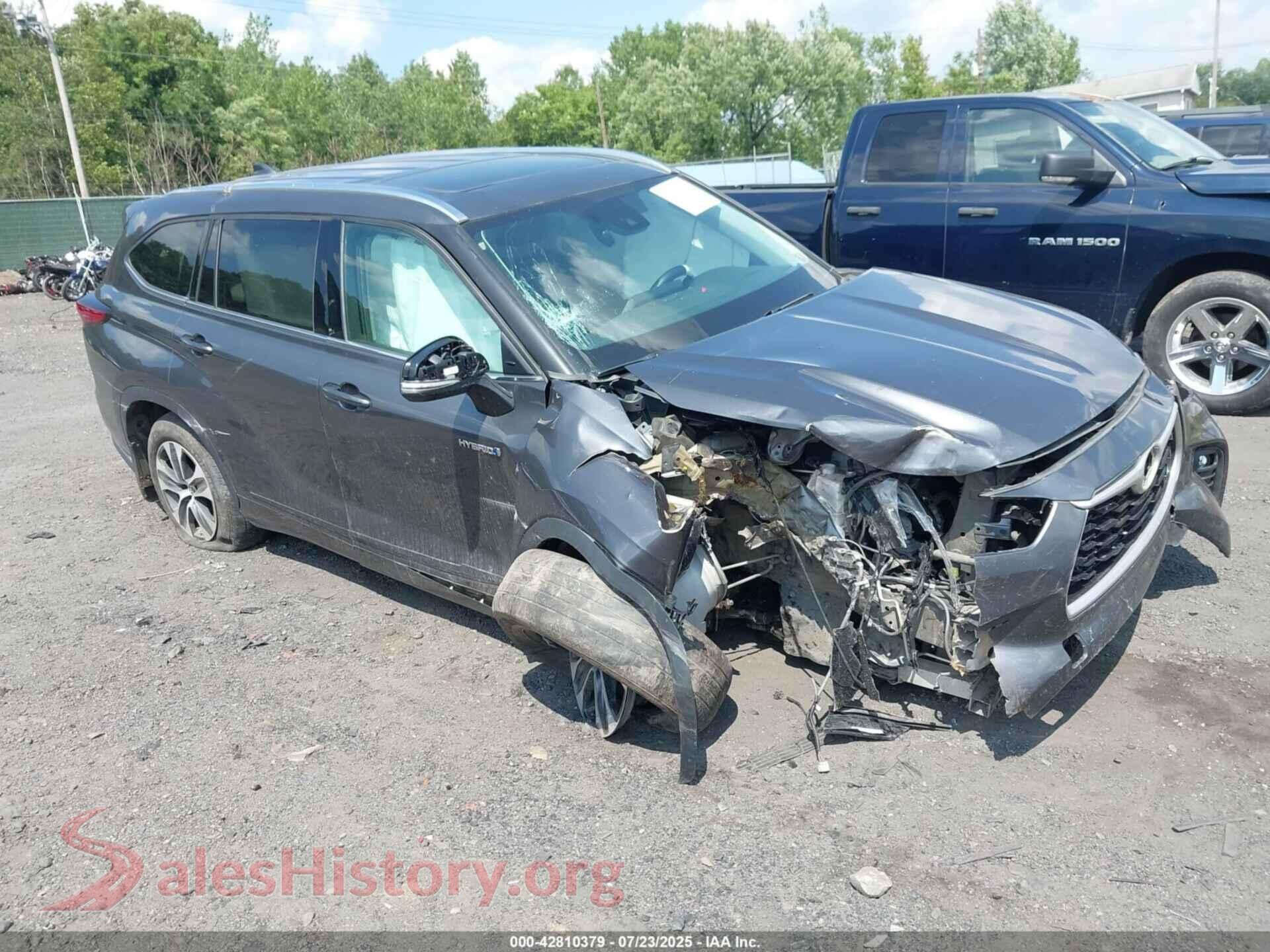 2020 TOYOTA HIGHLANDER — VIN 5TDGBRCH4LS508472