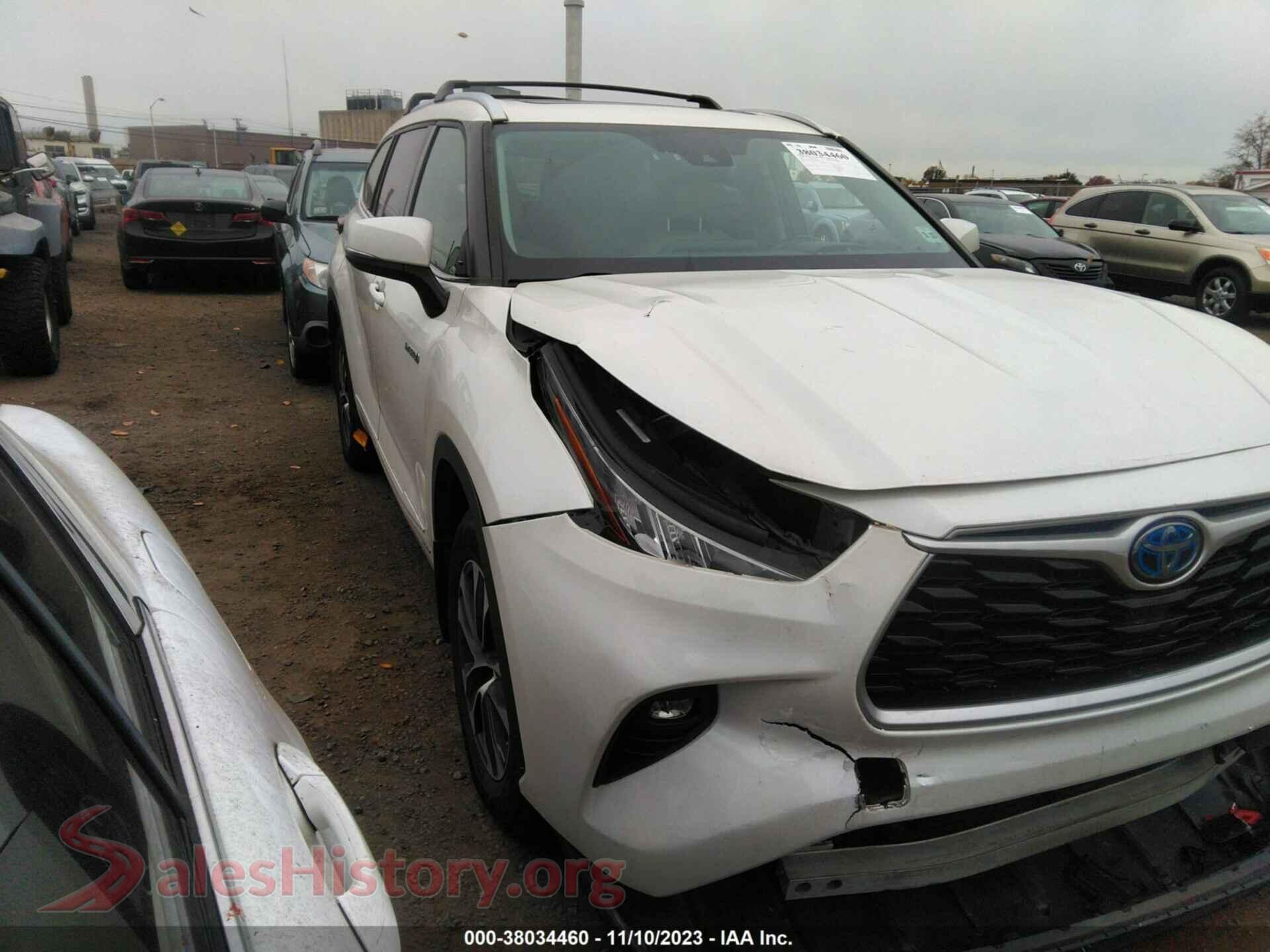 2020 TOYOTA HIGHLANDER — VIN 5TDGBRCH6LS510725