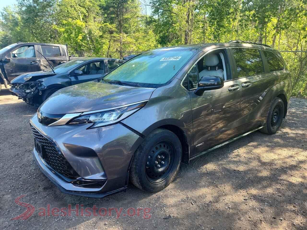 2021 TOYOTA SIENNA — VIN 5TDGSKFC1MS016118