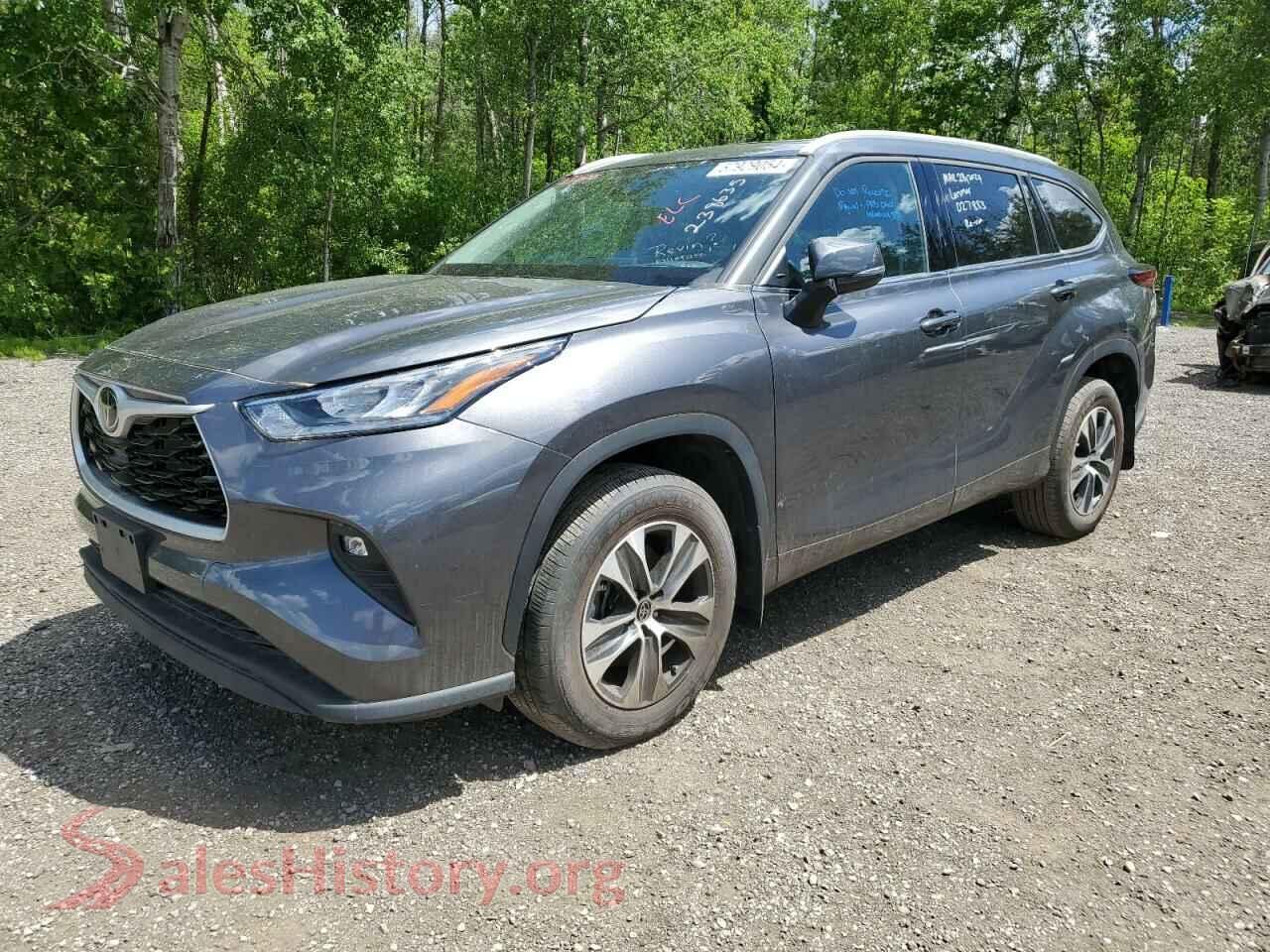 2022 TOYOTA HIGHLANDER — VIN 5TDGZRBH3NS238635