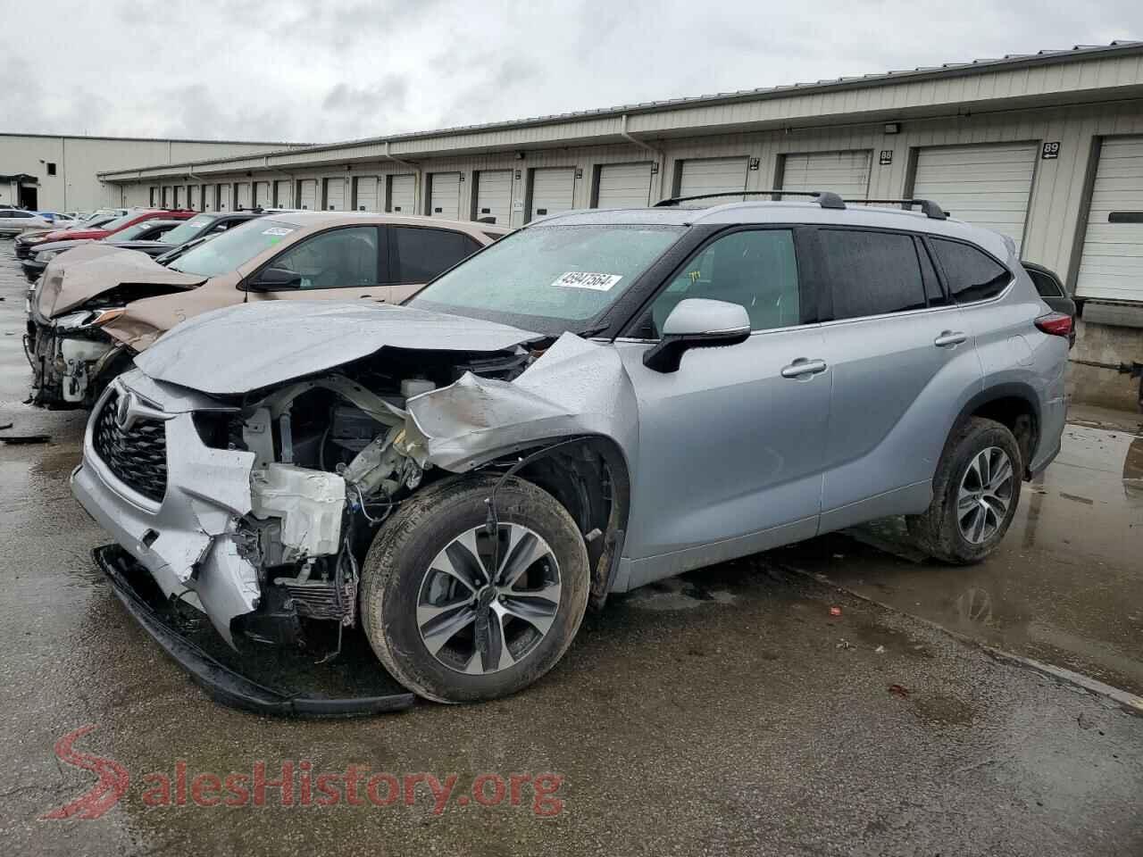 2022 TOYOTA HIGHLANDER — VIN 5TDGZRBH5NS240080