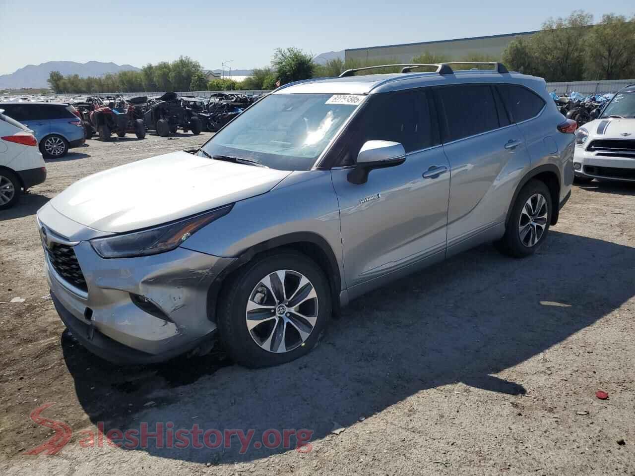 2021 TOYOTA HIGHLANDER — VIN 5TDHBRCH6MS025023