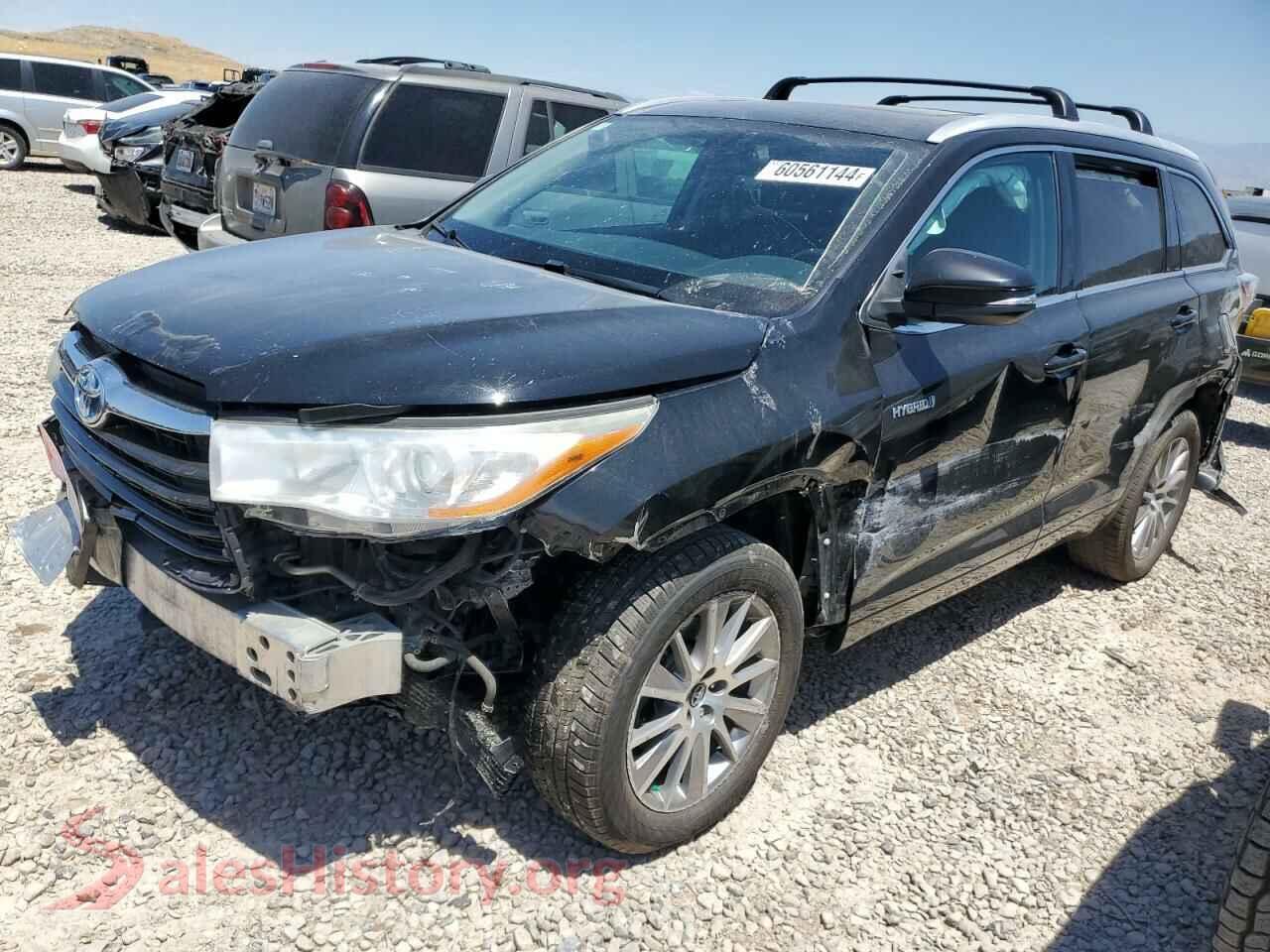 2016 TOYOTA HIGHLANDER — VIN 5TDJCRFH0GS017255