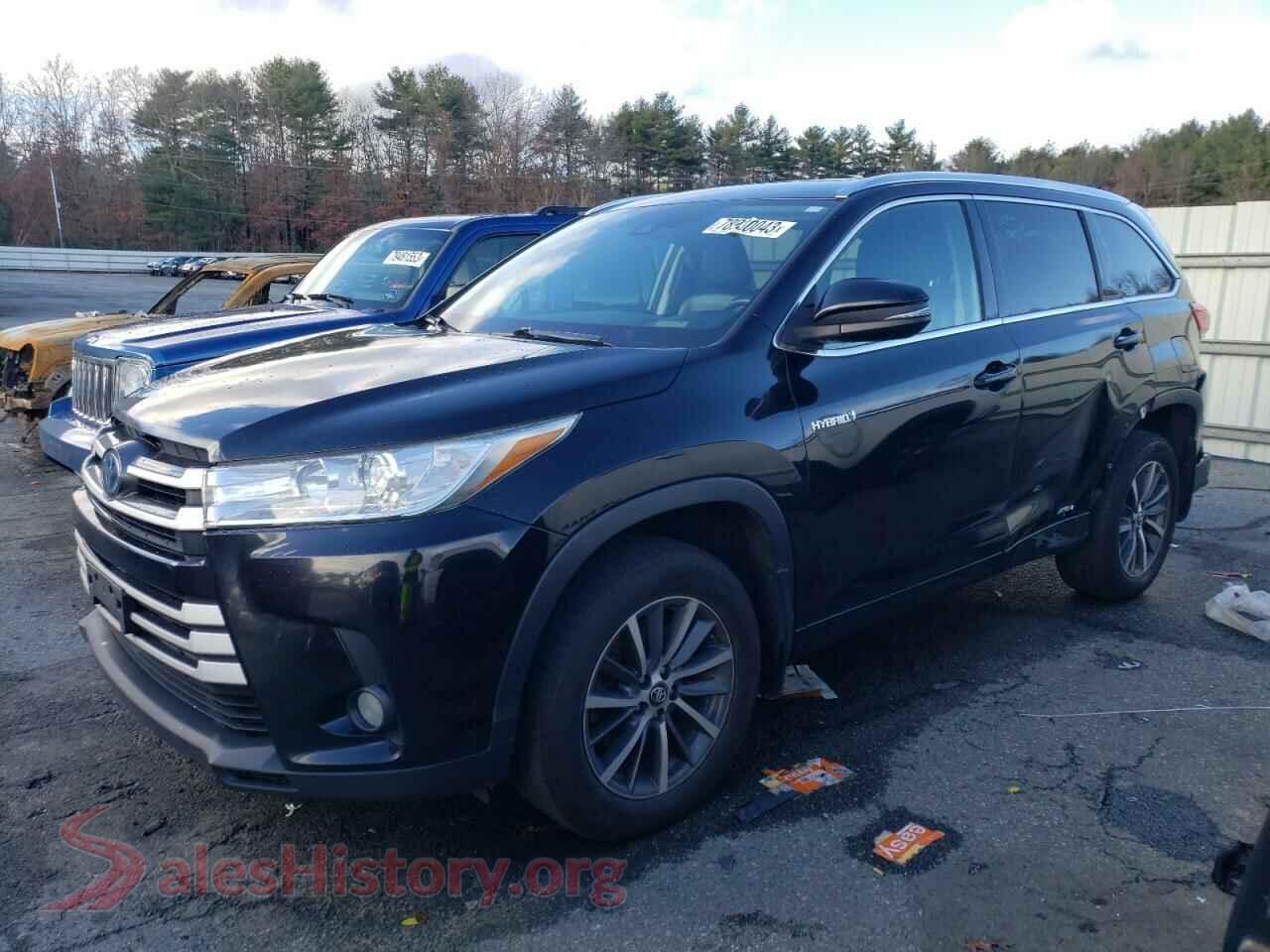2017 TOYOTA HIGHLANDER — VIN 5TDJGRFH0HS029086