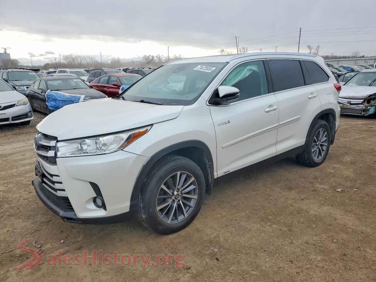 2019 TOYOTA HIGHLANDER — VIN 5TDJGRFHXKS057503