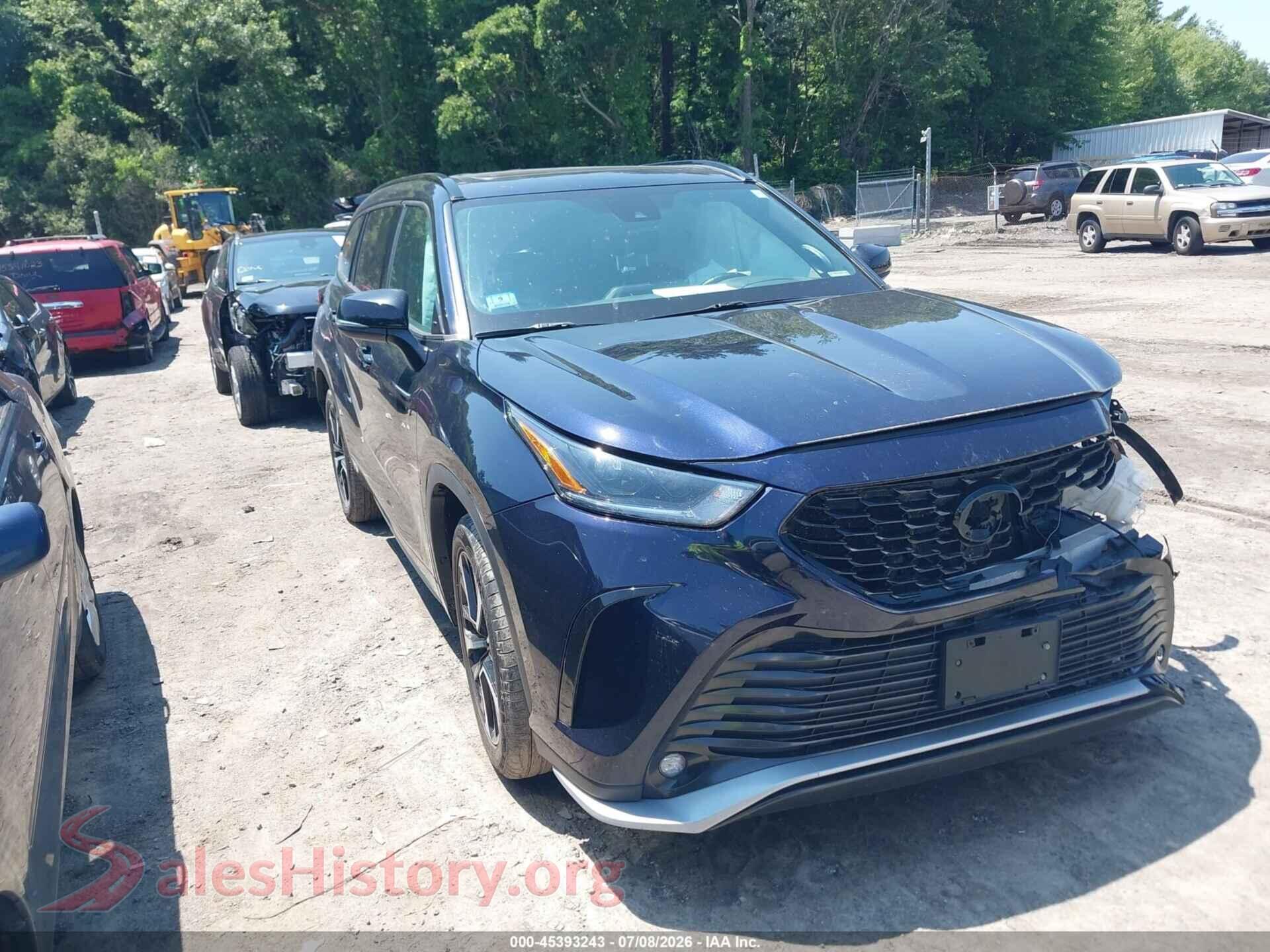 2021 TOYOTA HIGHLANDER — VIN 5TDJZRBH4MS085283
