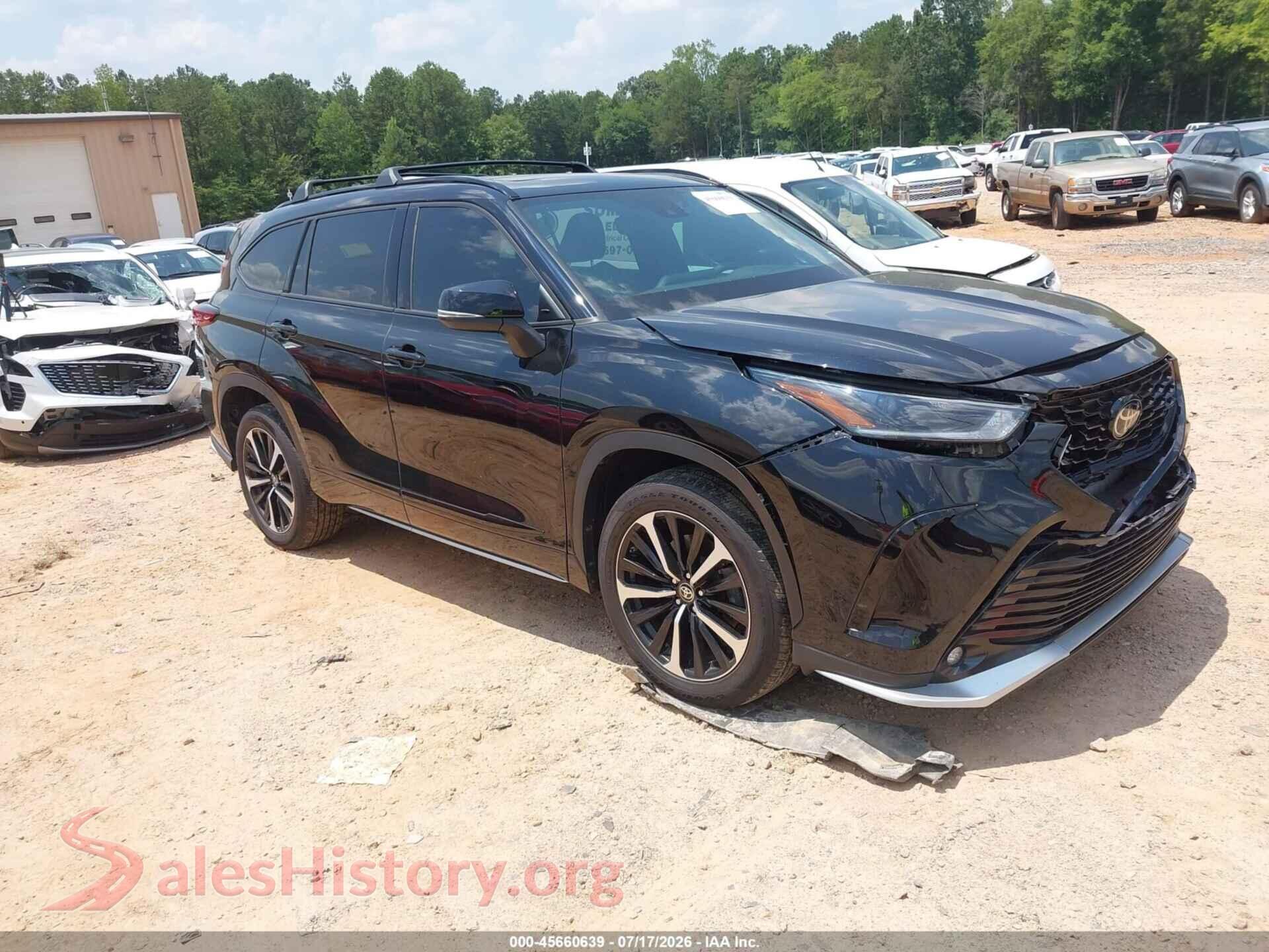 2021 TOYOTA HIGHLANDER — VIN 5TDJZRBH5MS085941