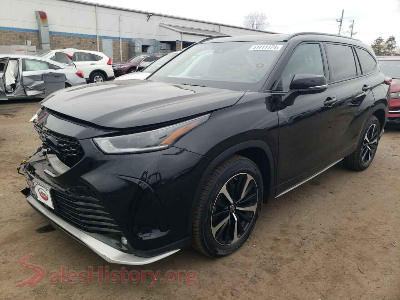 2021 TOYOTA HIGHLANDER — VIN 5TDLZRBH7MS069815