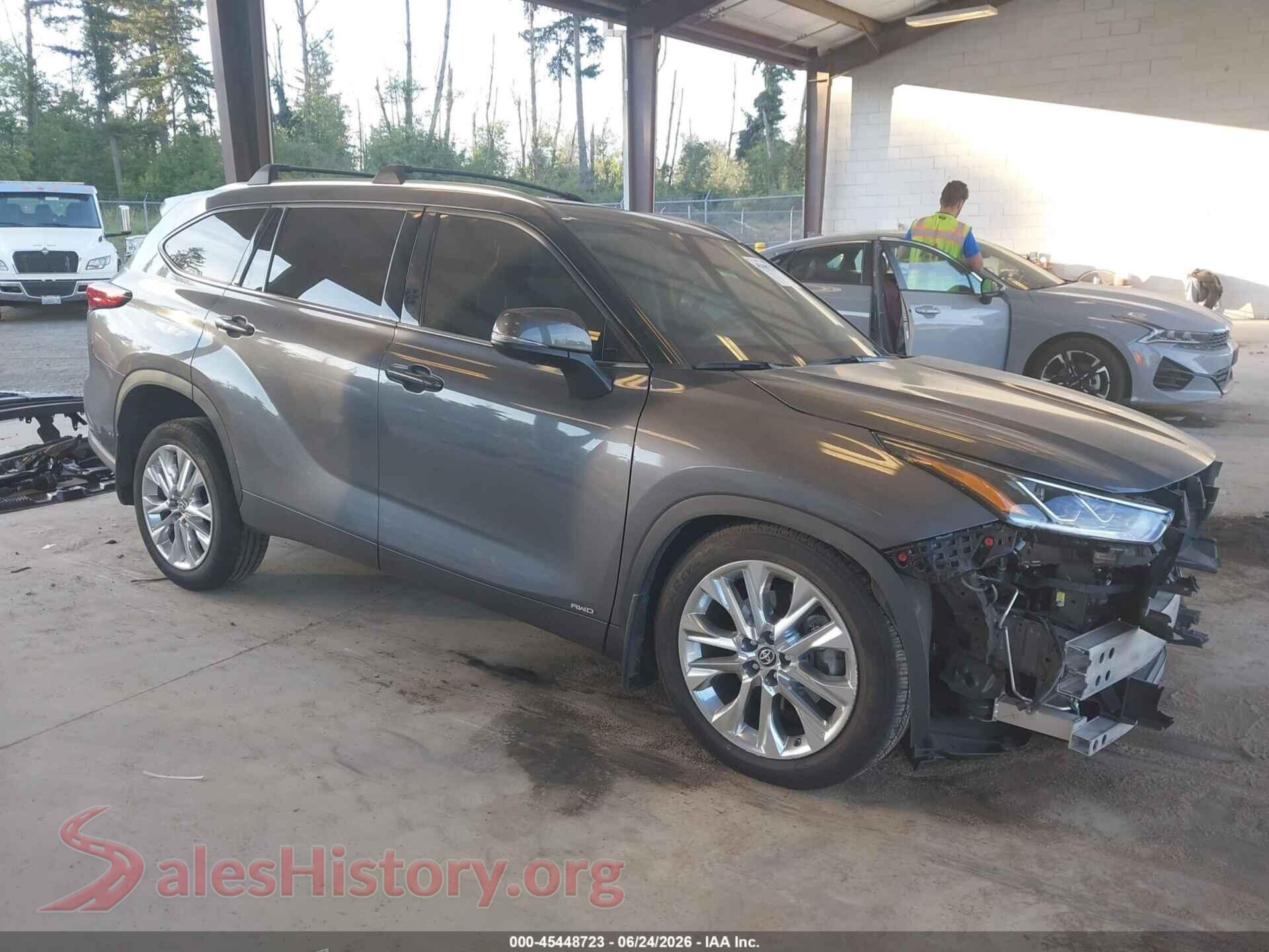 2023 TOYOTA HIGHLANDER — VIN 5TDXBRCH8PS121185