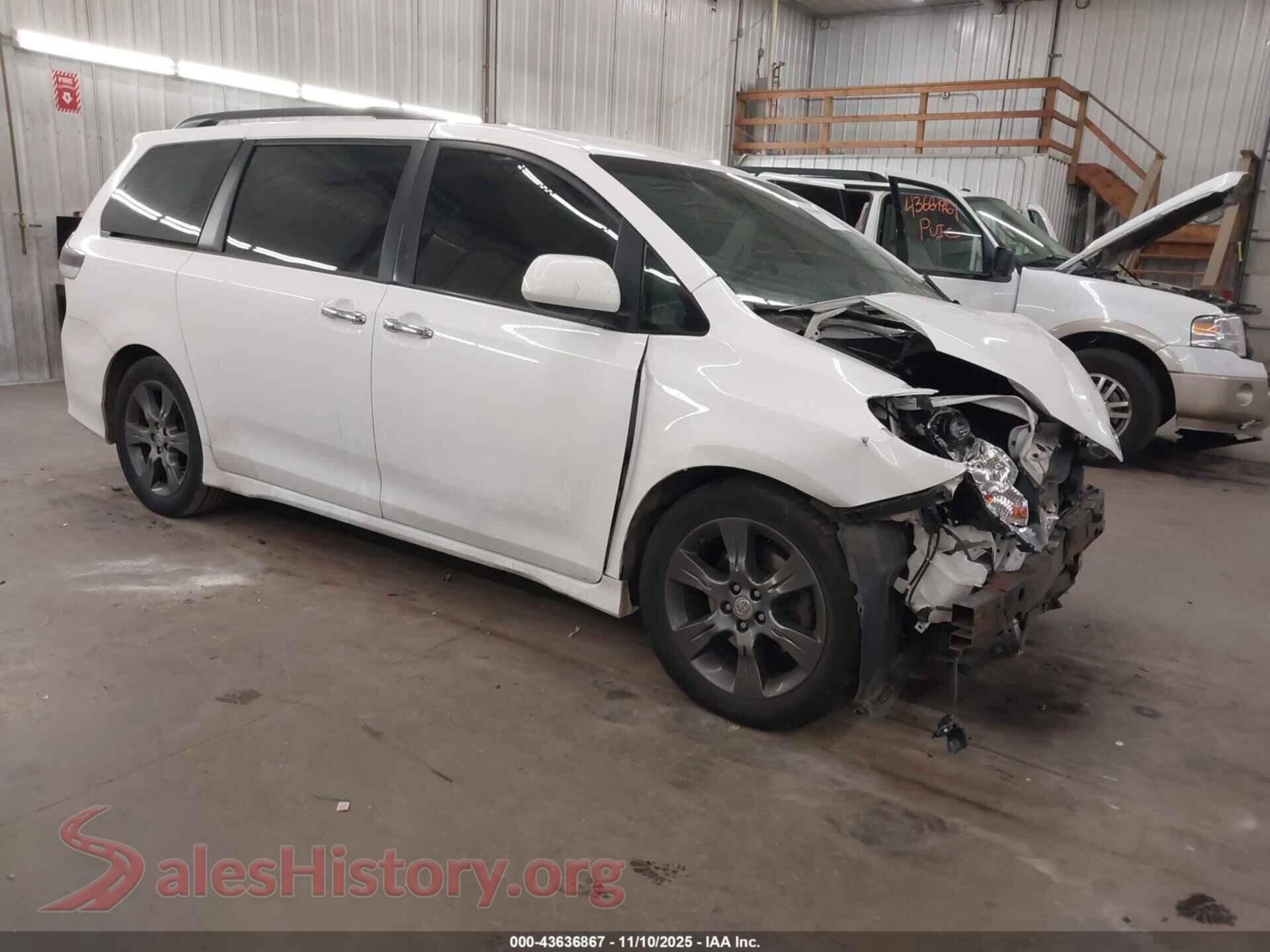 2015 TOYOTA SIENNA — VIN 5TDXK3DC2FS618019