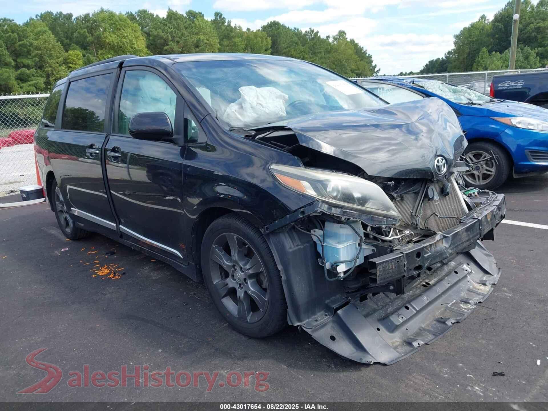 2016 TOYOTA SIENNA — VIN 5TDXK3DC6GS757118