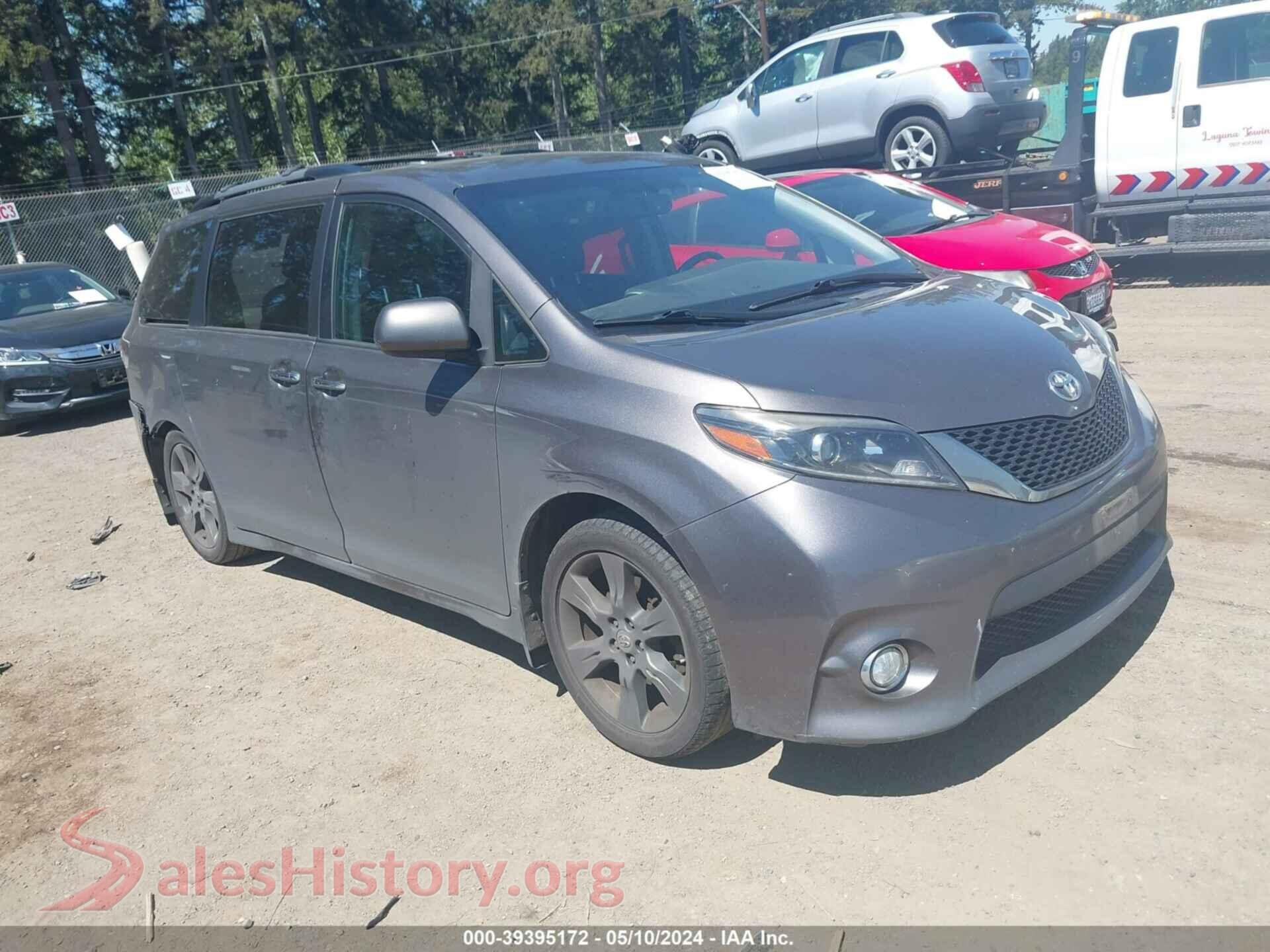 2016 TOYOTA SIENNA — VIN 5TDXK3DC9GS727823