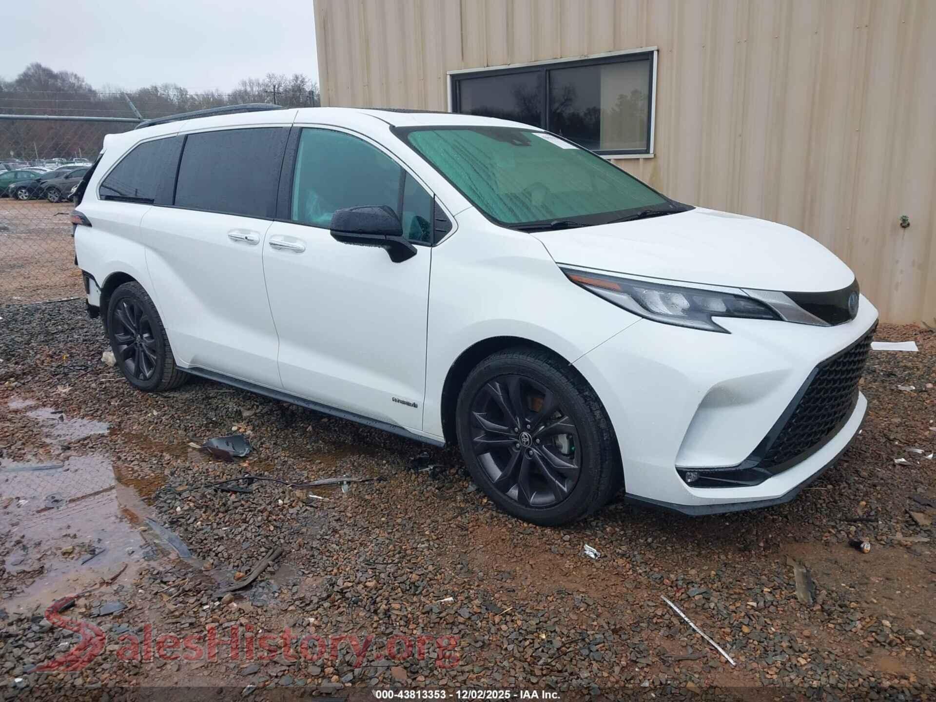 2021 TOYOTA SIENNA — VIN 5TDXRKEC2MS007229
