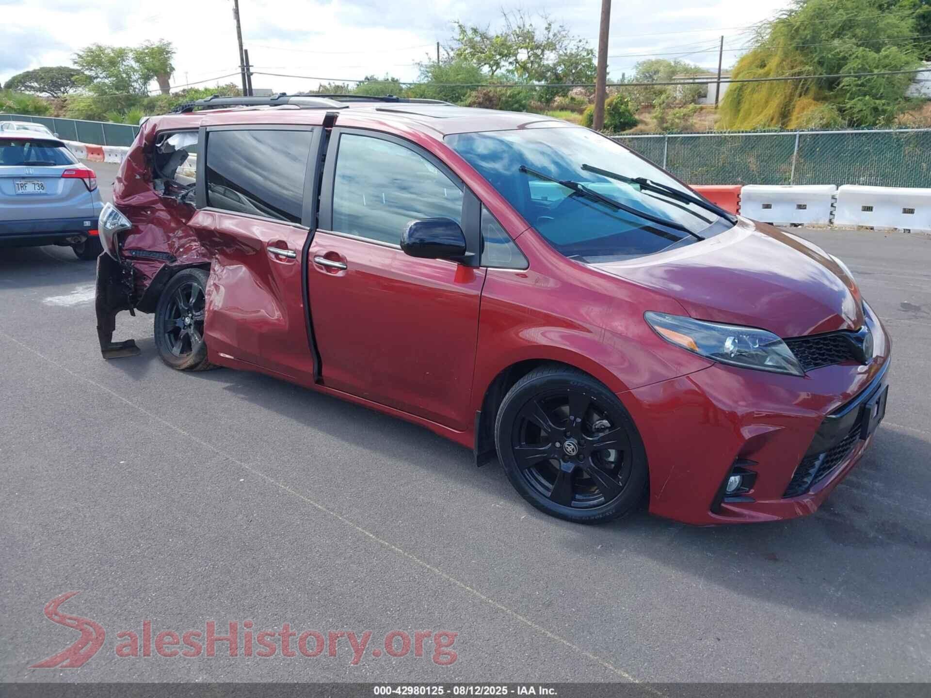 2020 TOYOTA SIENNA — VIN 5TDXZ3DC1LS073065