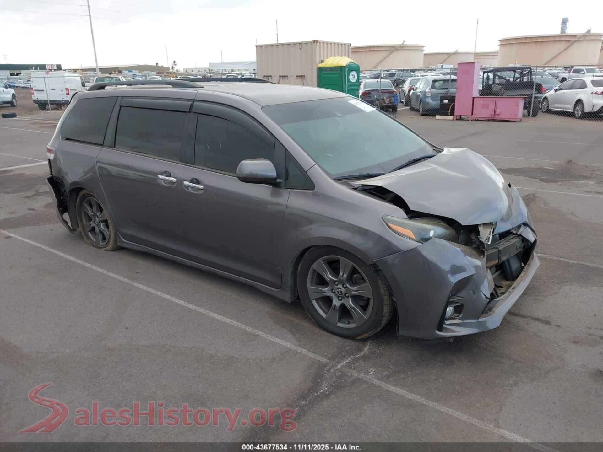 2020 TOYOTA SIENNA — VIN 5TDXZ3DC6LS066970
