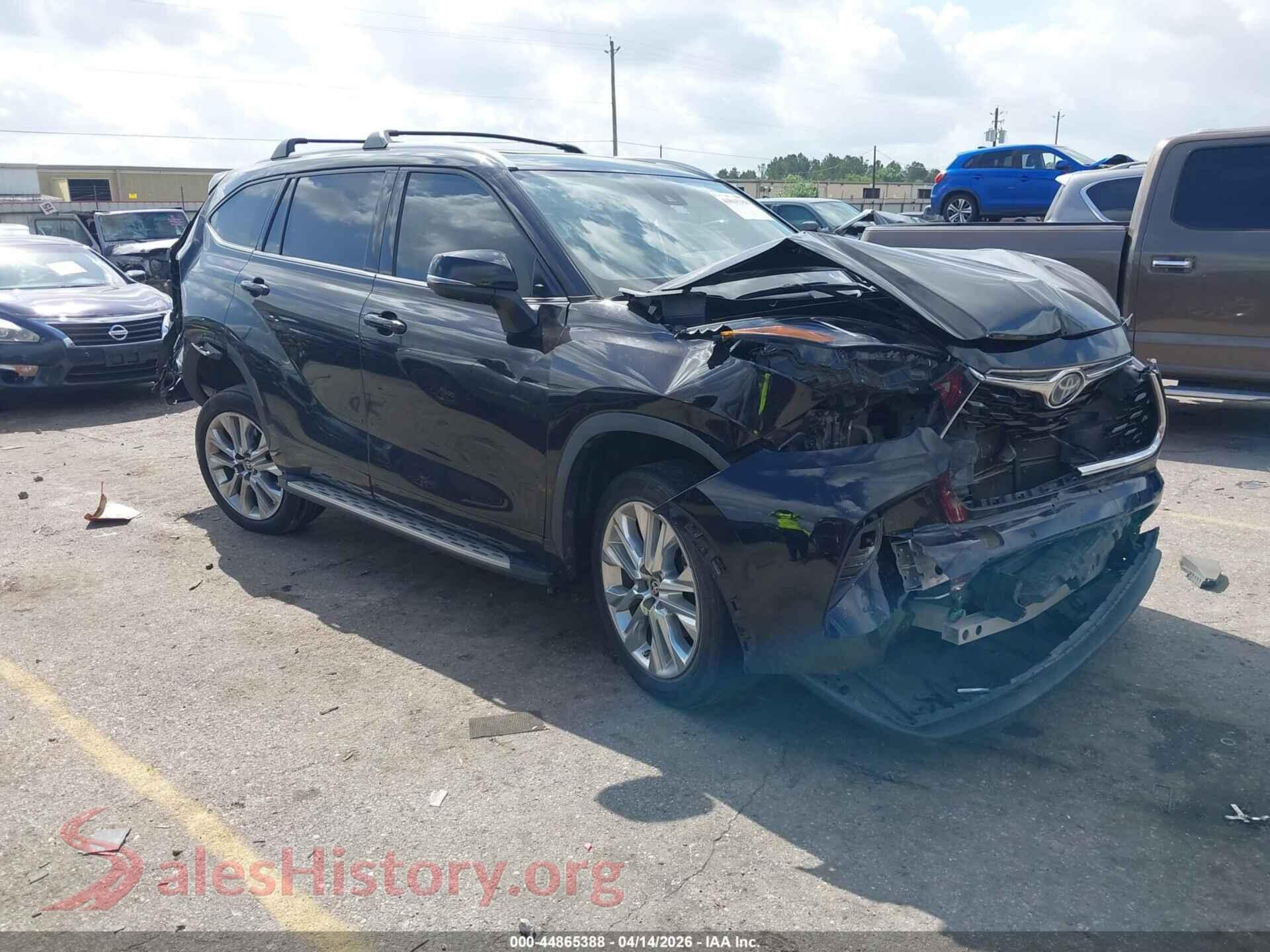 2022 TOYOTA HIGHLANDER — VIN 5TDYARAH9NS013973
