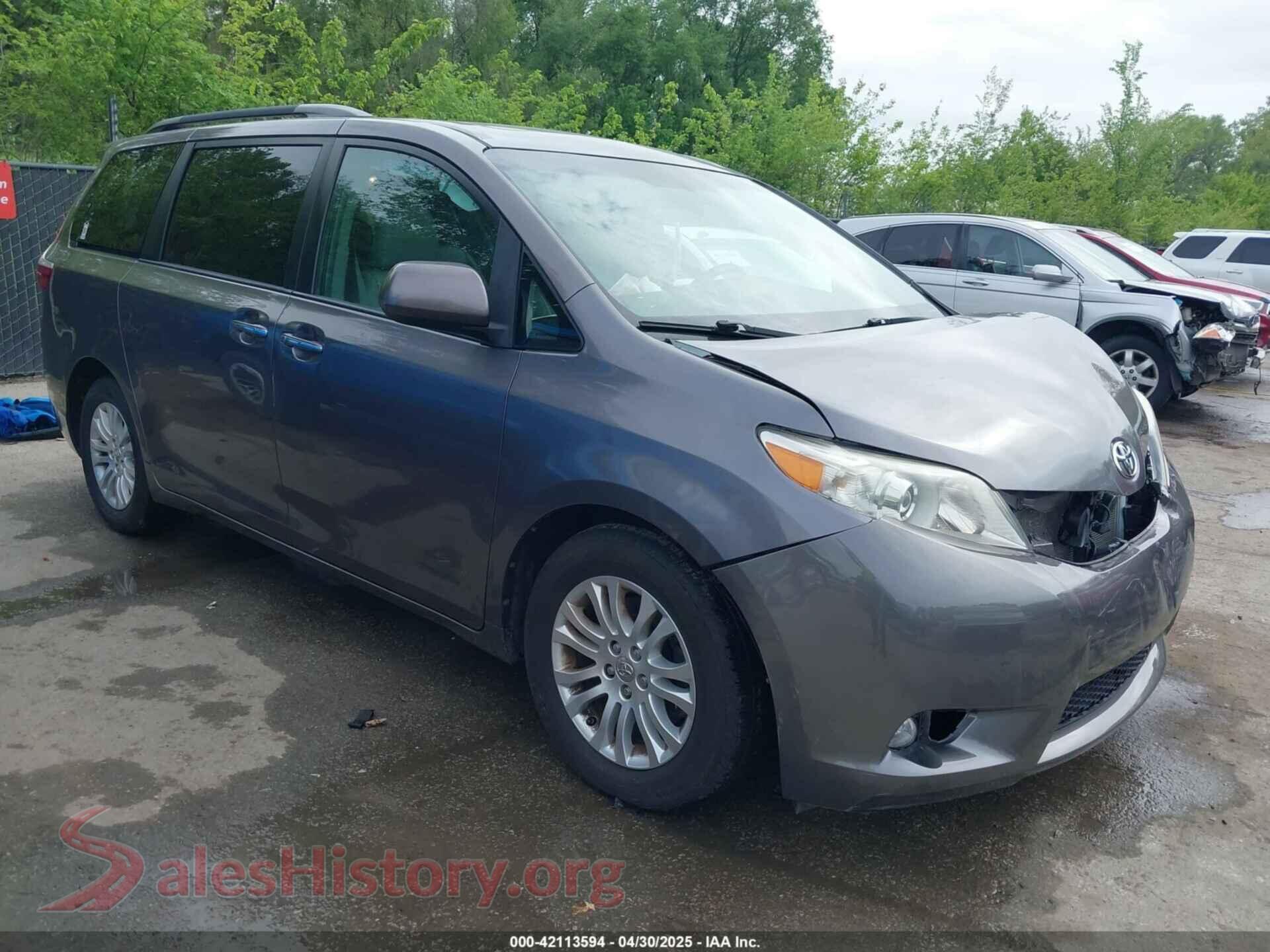 2015 TOYOTA SIENNA — VIN 5TDYK3DC2FS556755