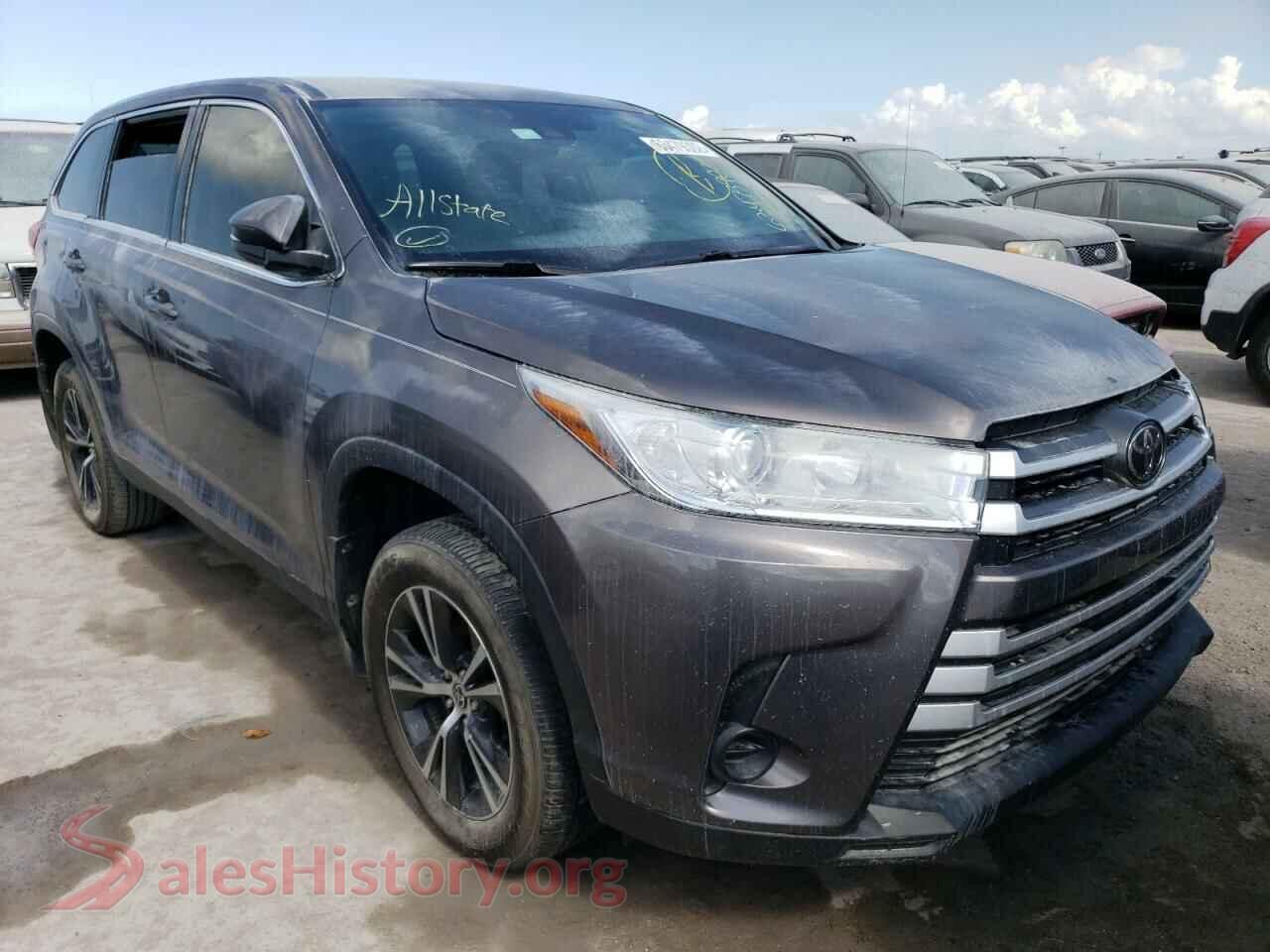 2019 TOYOTA HIGHLANDER — VIN 5TDZARFH4KS061616