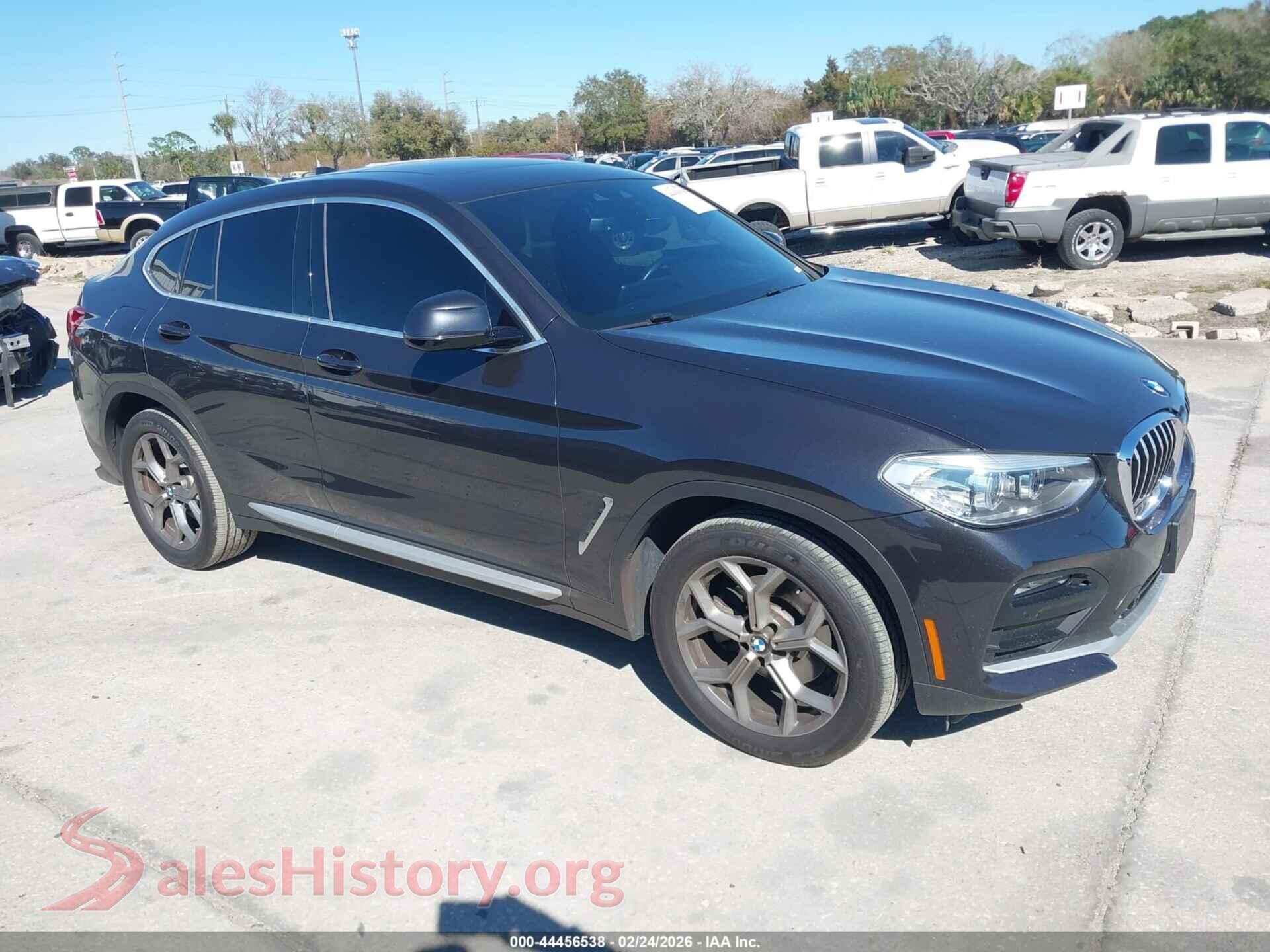 2021 BMW X4 — VIN 5UX2V1C07M9H86829
