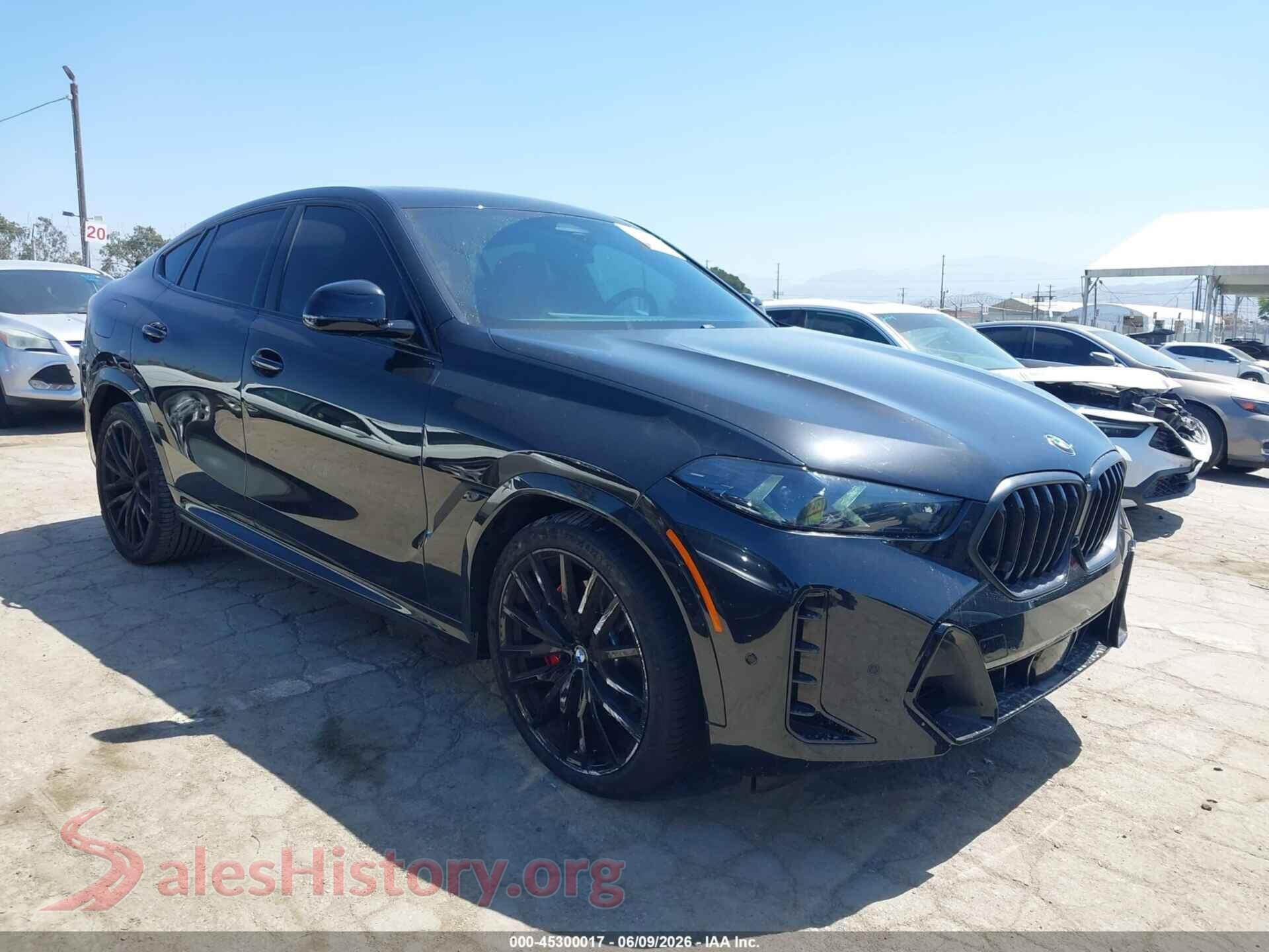 2025 BMW X6 — VIN 5UX33EX01S9W32428