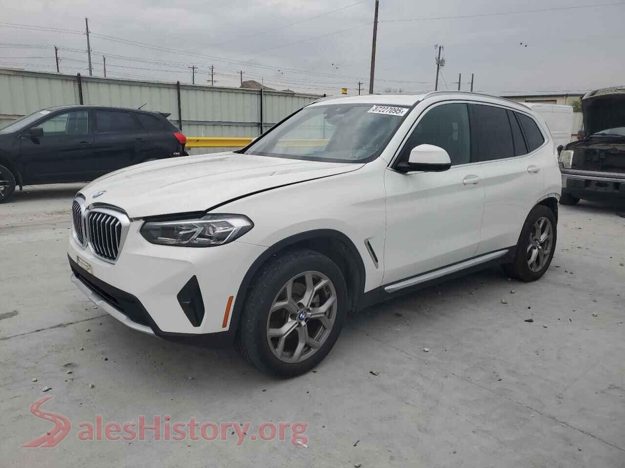 2022 BMW X3 — VIN 5UX53DP01N9J50324