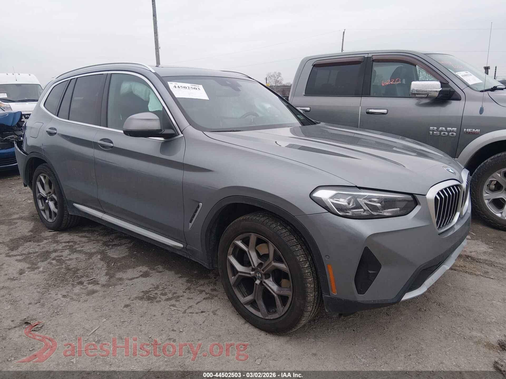 2023 BMW X3 — VIN 5UX53DP05P9S22886