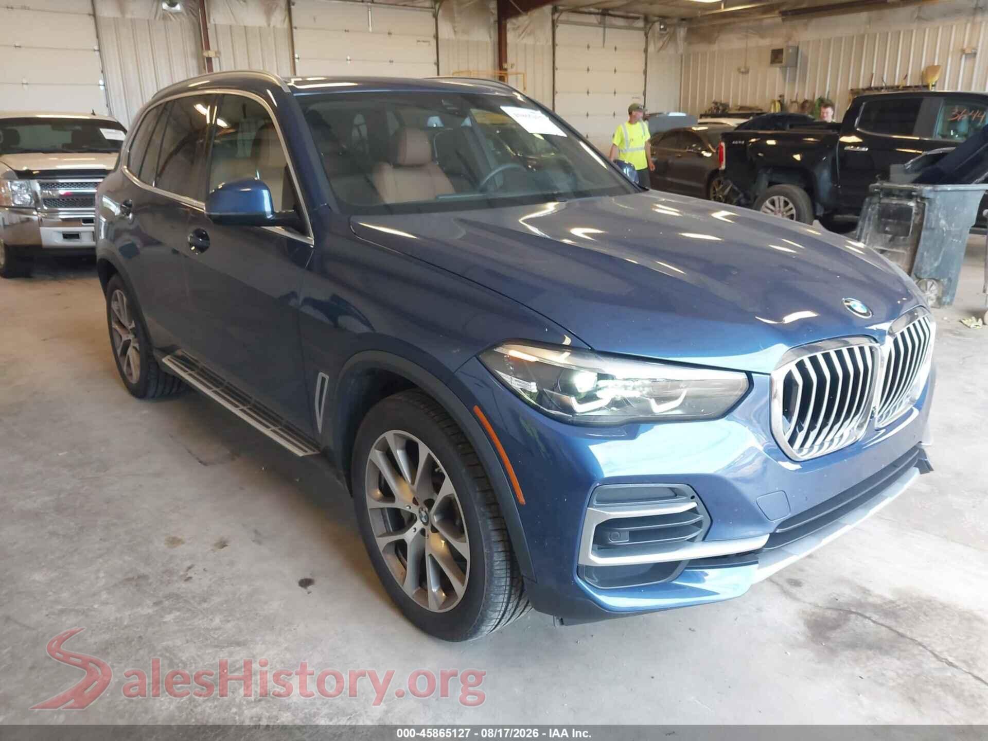 2022 BMW X5 — VIN 5UXCR6C02N9K62301